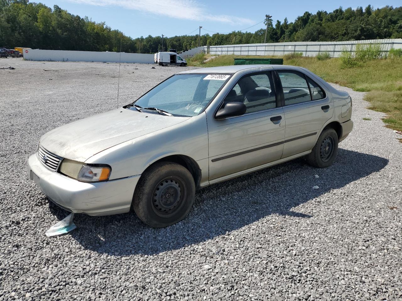 1997 Nissan Sentra Xe Beige vin: 3N1AB41D6VL017809