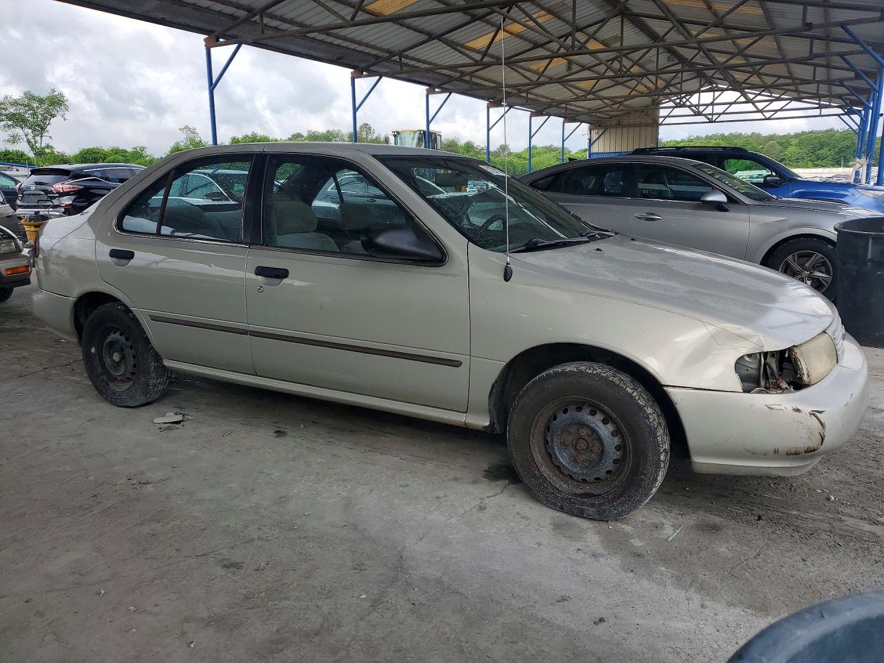1997 Nissan Sentra Base Silver vin: 3N1AB41D7VL034425