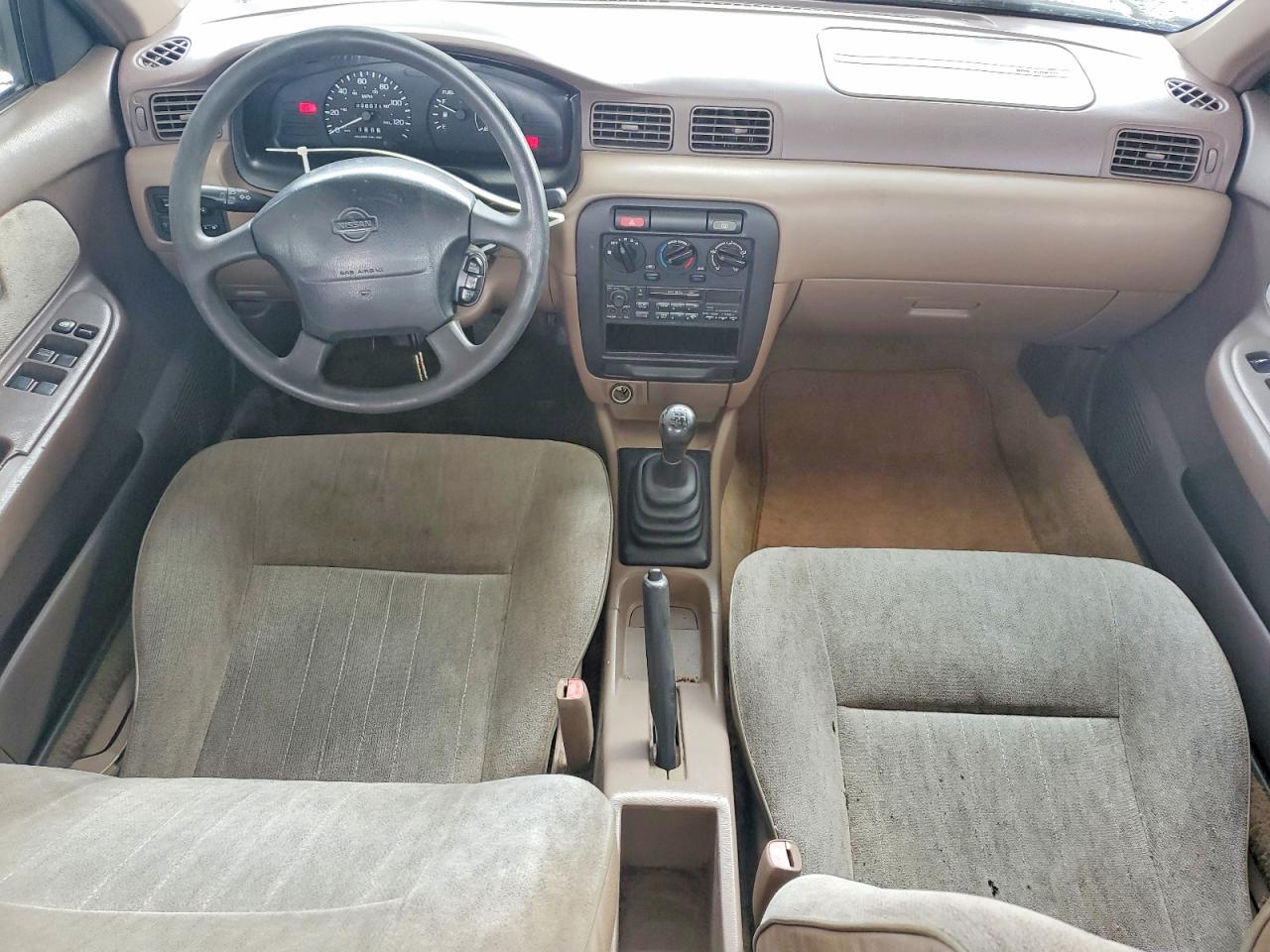 1997 Nissan Sentra Base Silver vin: 3N1AB41D7VL034425