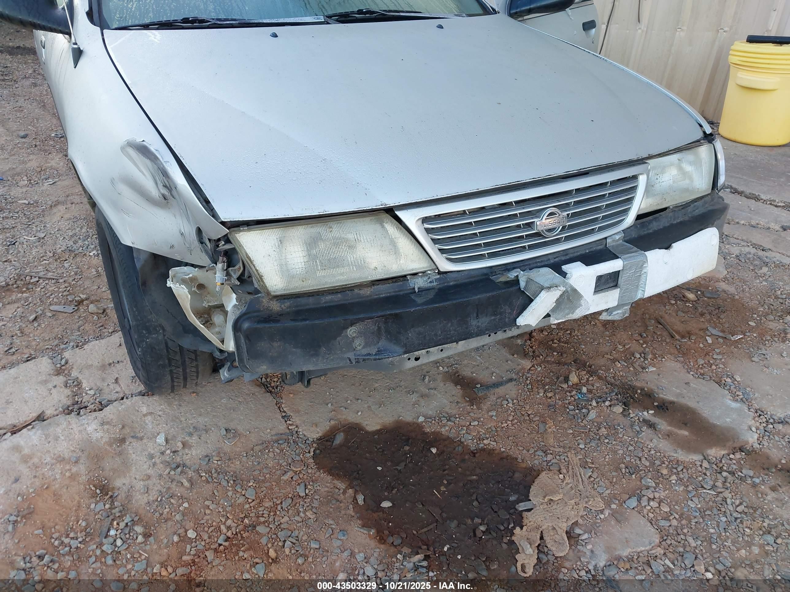 1996 Nissan Sentra Xe/gxe Silver vin: 3N1AB41D9TL012343