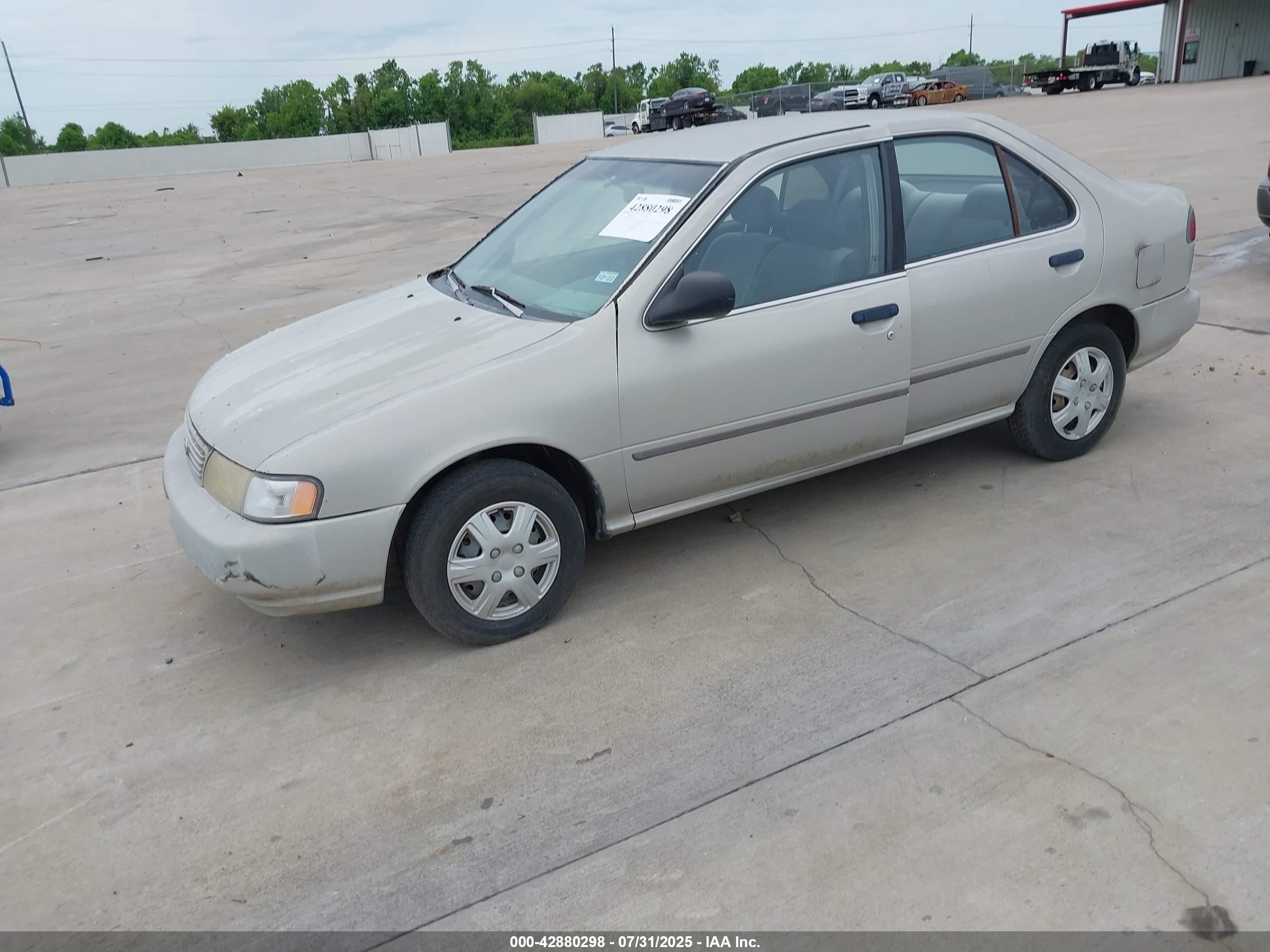 1997 Nissan Sentra   Silver vin: 3N1AB41D9VL031798