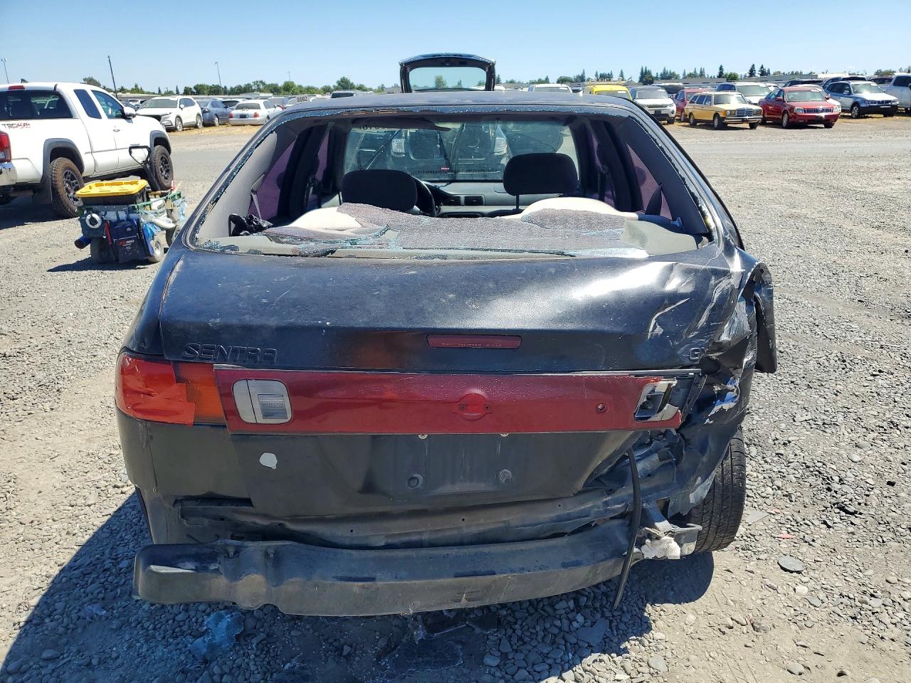 1998 Nissan Sentra Base Black vin: 3N1AB41D9WL045346