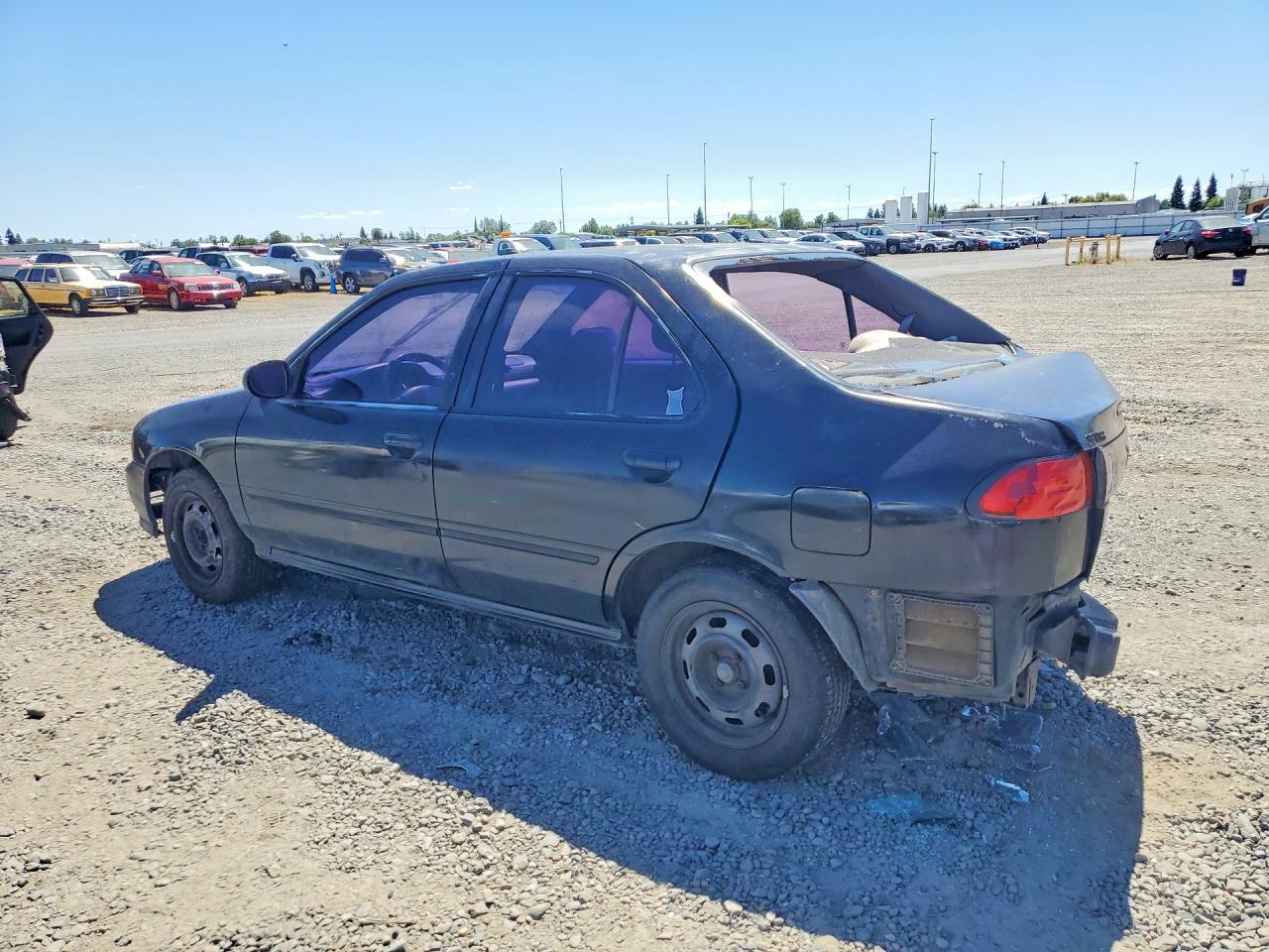 1998 Nissan Sentra Base Black vin: 3N1AB41D9WL045346
