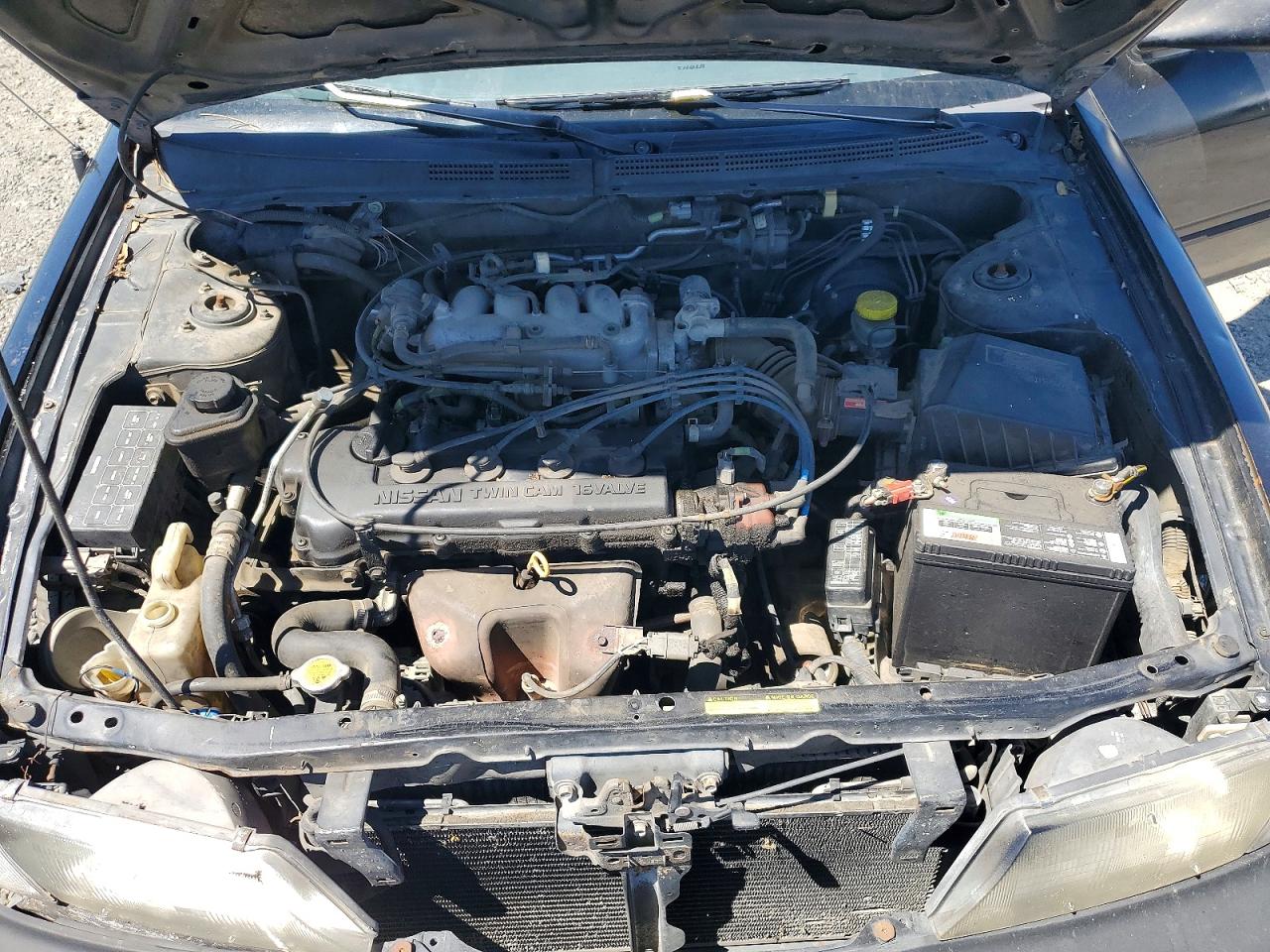 1998 Nissan Sentra Base Black vin: 3N1AB41D9WL045346