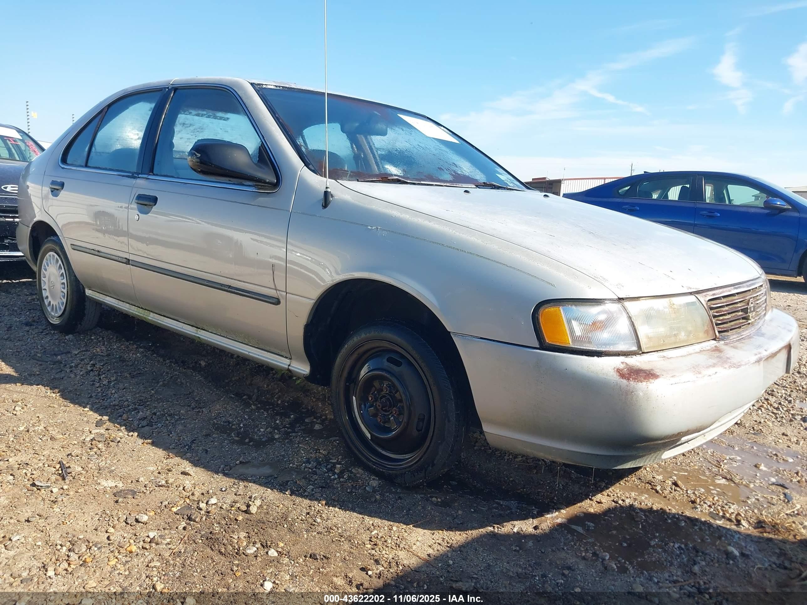 1996 Nissan Sentra Xe/gxe Серебряный vin: 3N1AB41DXTL026820