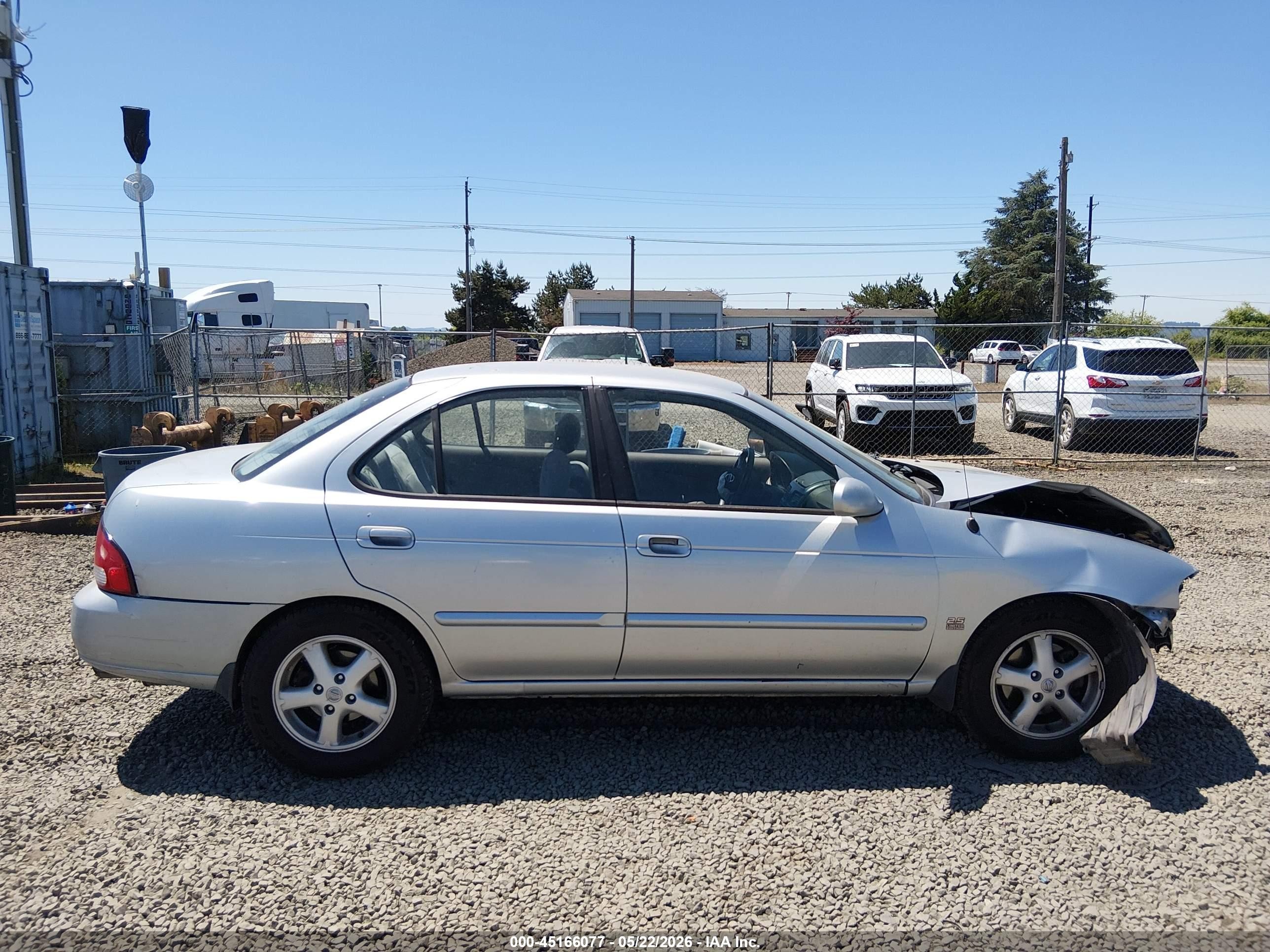 2003 Nissan Sentra Gxe Limited Edition Серебряный vin: 3N1AB51A03L734876