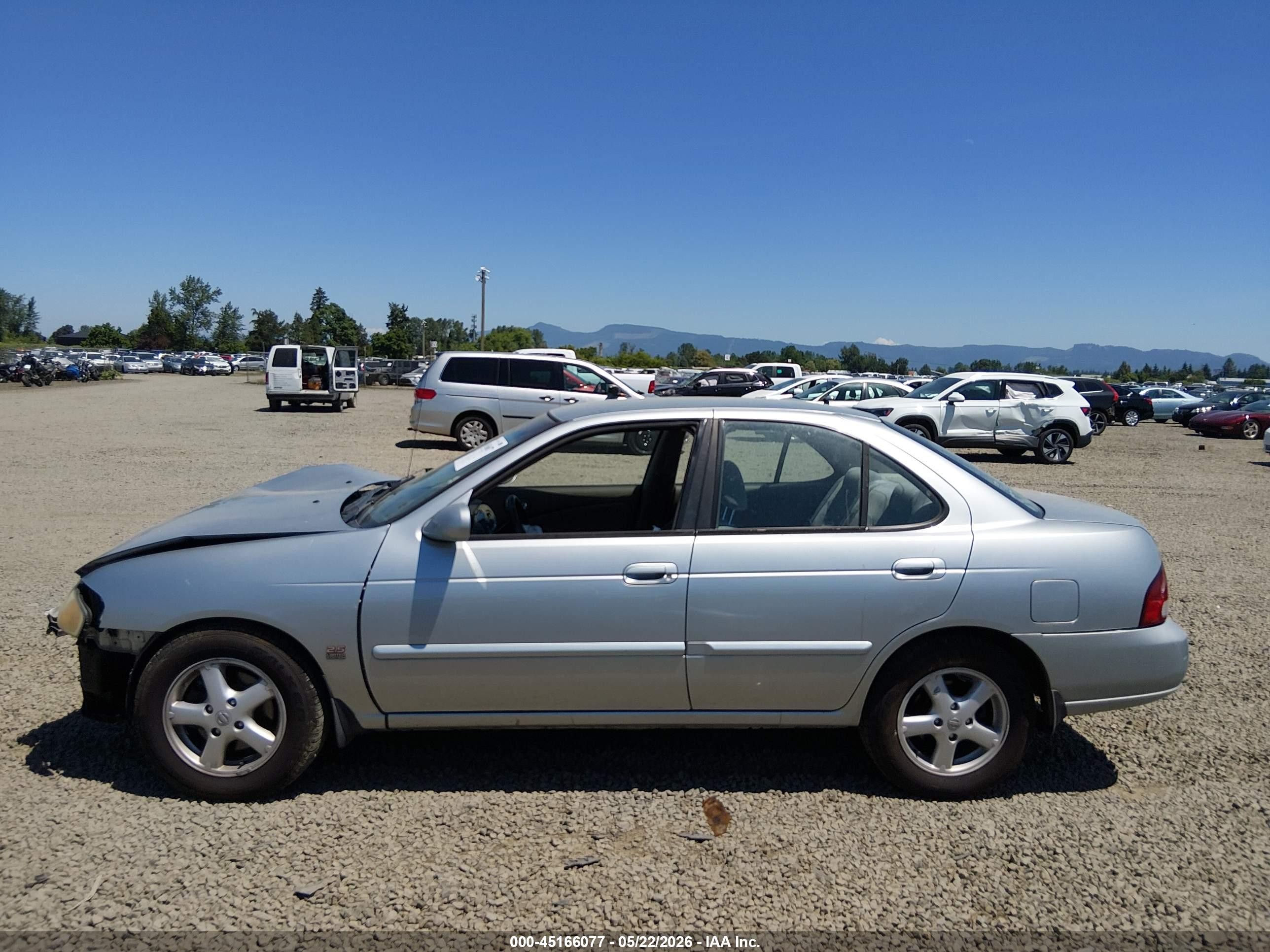 2003 Nissan Sentra Gxe Limited Edition Серебряный vin: 3N1AB51A03L734876