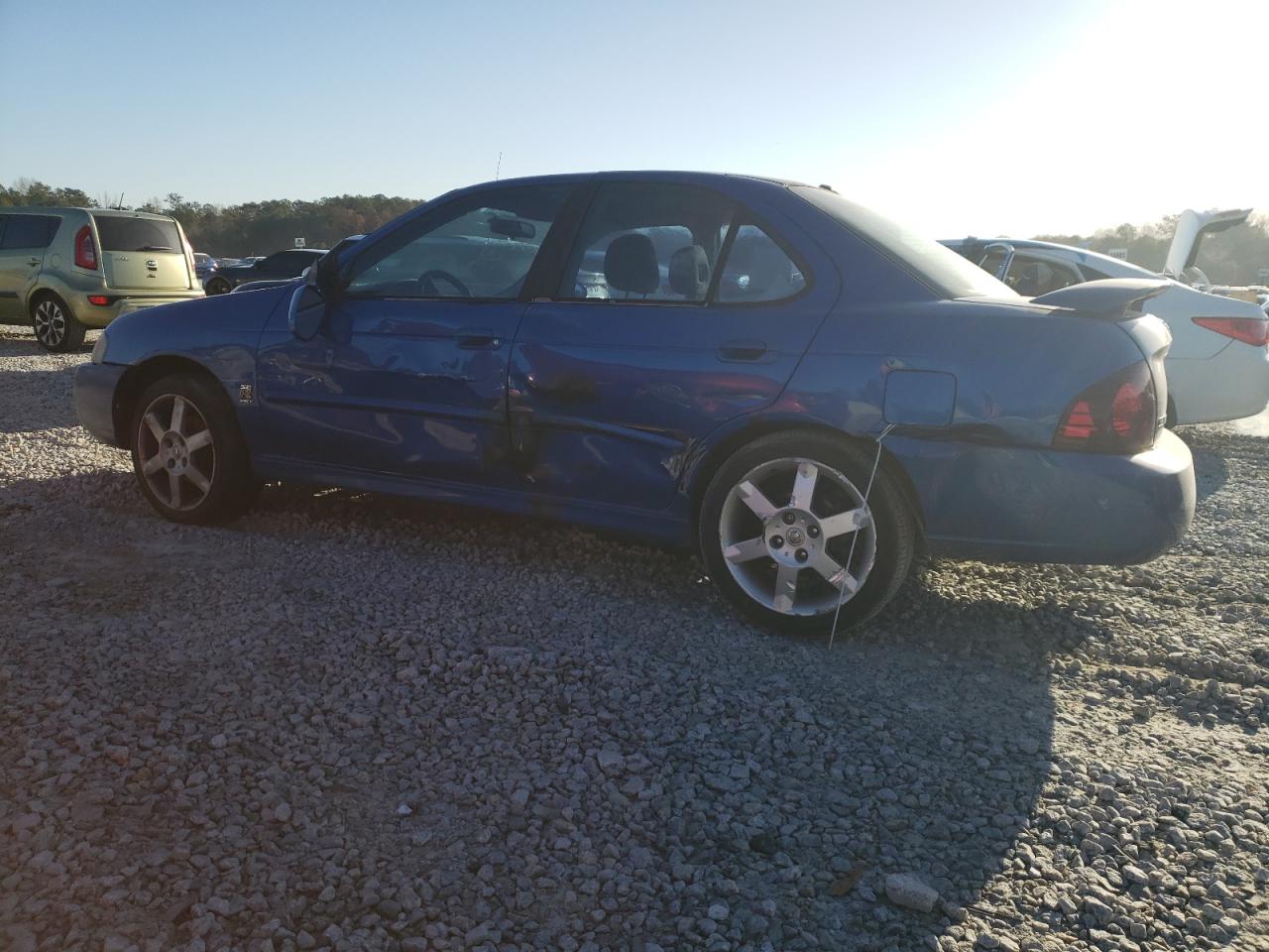 2006 Nissan Sentra Se-r Spec V Blue vin: 3N1AB51A16L624133