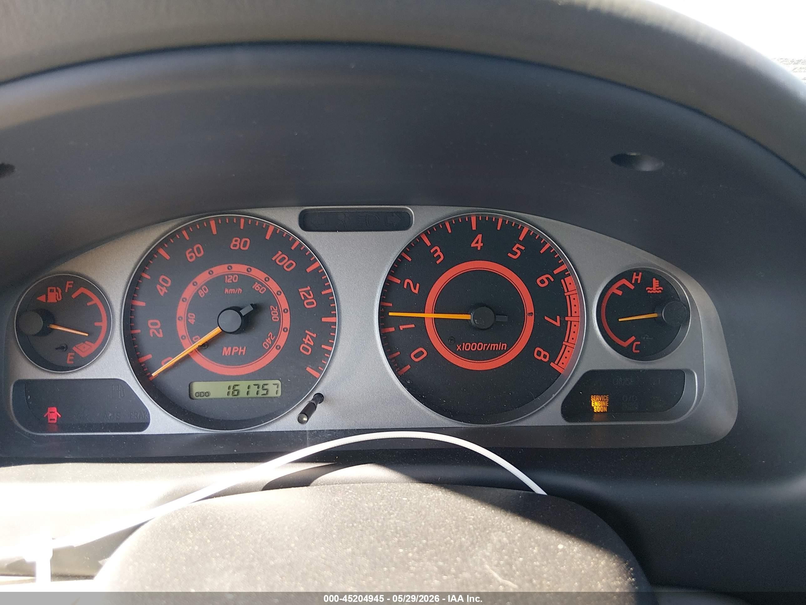 2003 Nissan Sentra Se-r Red vin: 3N1AB51A43L735139