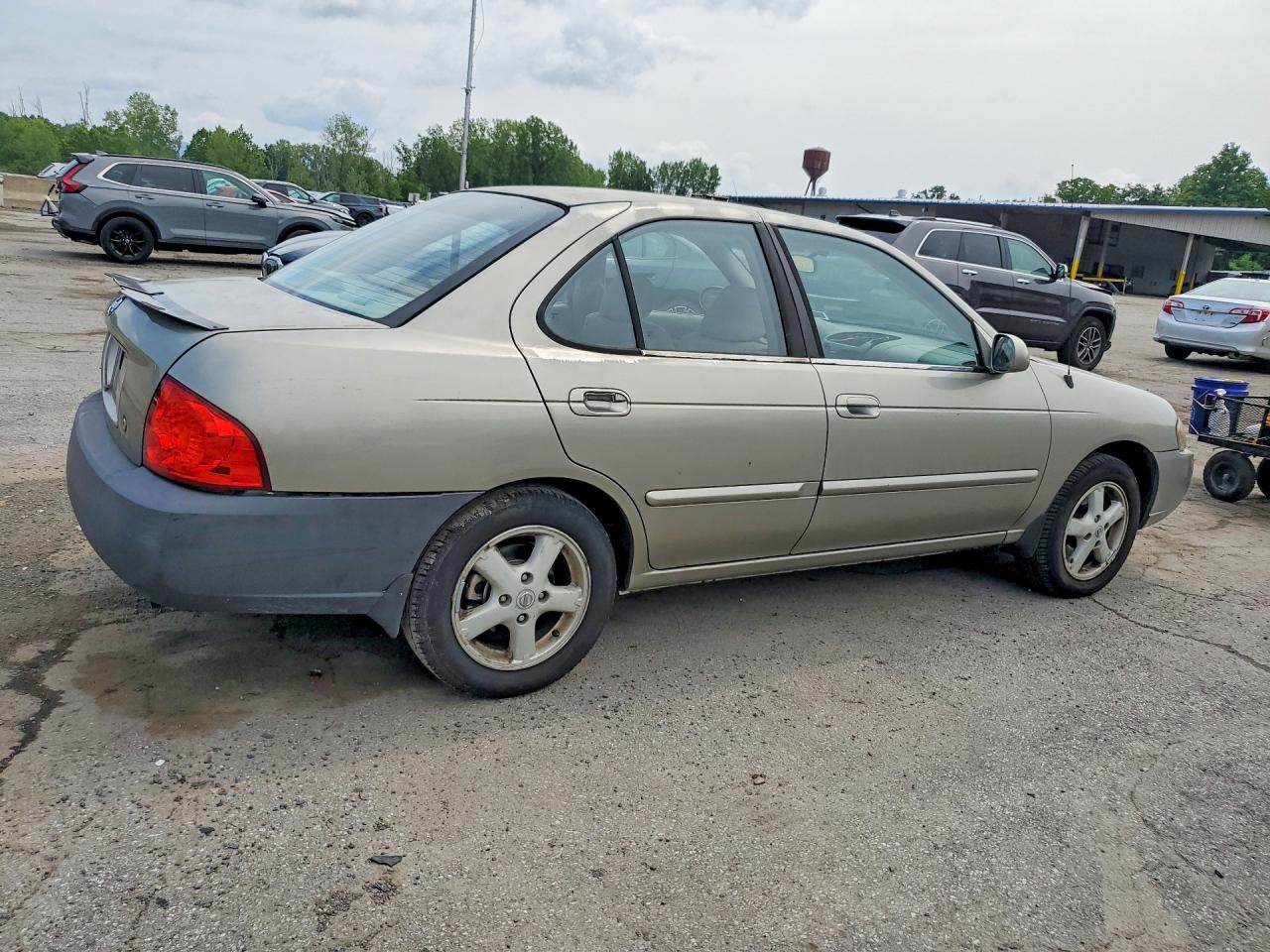 2004 Nissan Sentra 2.5s Silver vin: 3N1AB51A44L740911