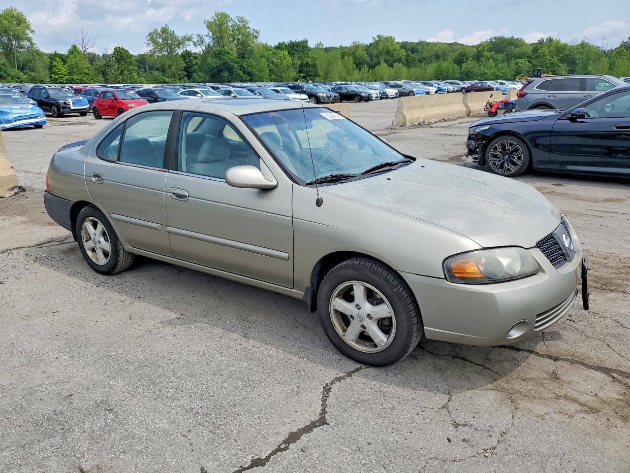 2004 Nissan Sentra 2.5s Silver vin: 3N1AB51A44L740911