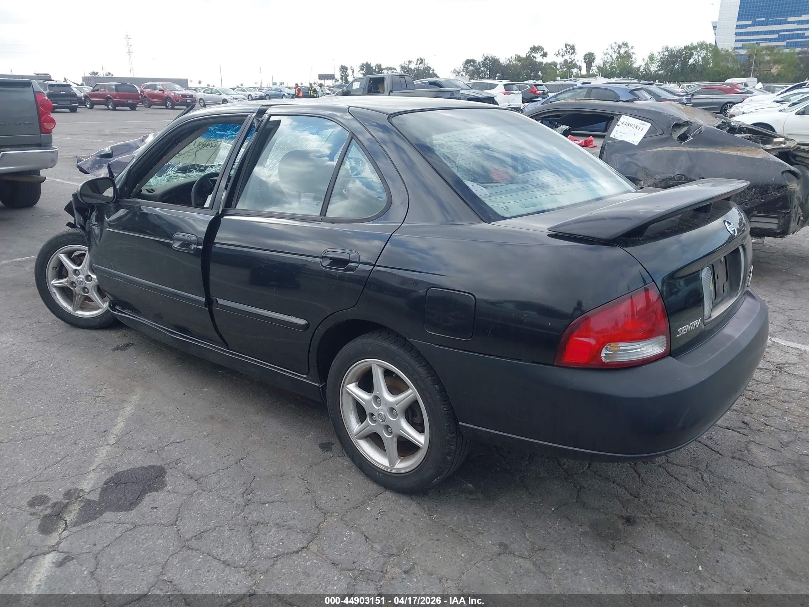 2002 Nissan Sentra Se-r Black vin: 3N1AB51A72L727244