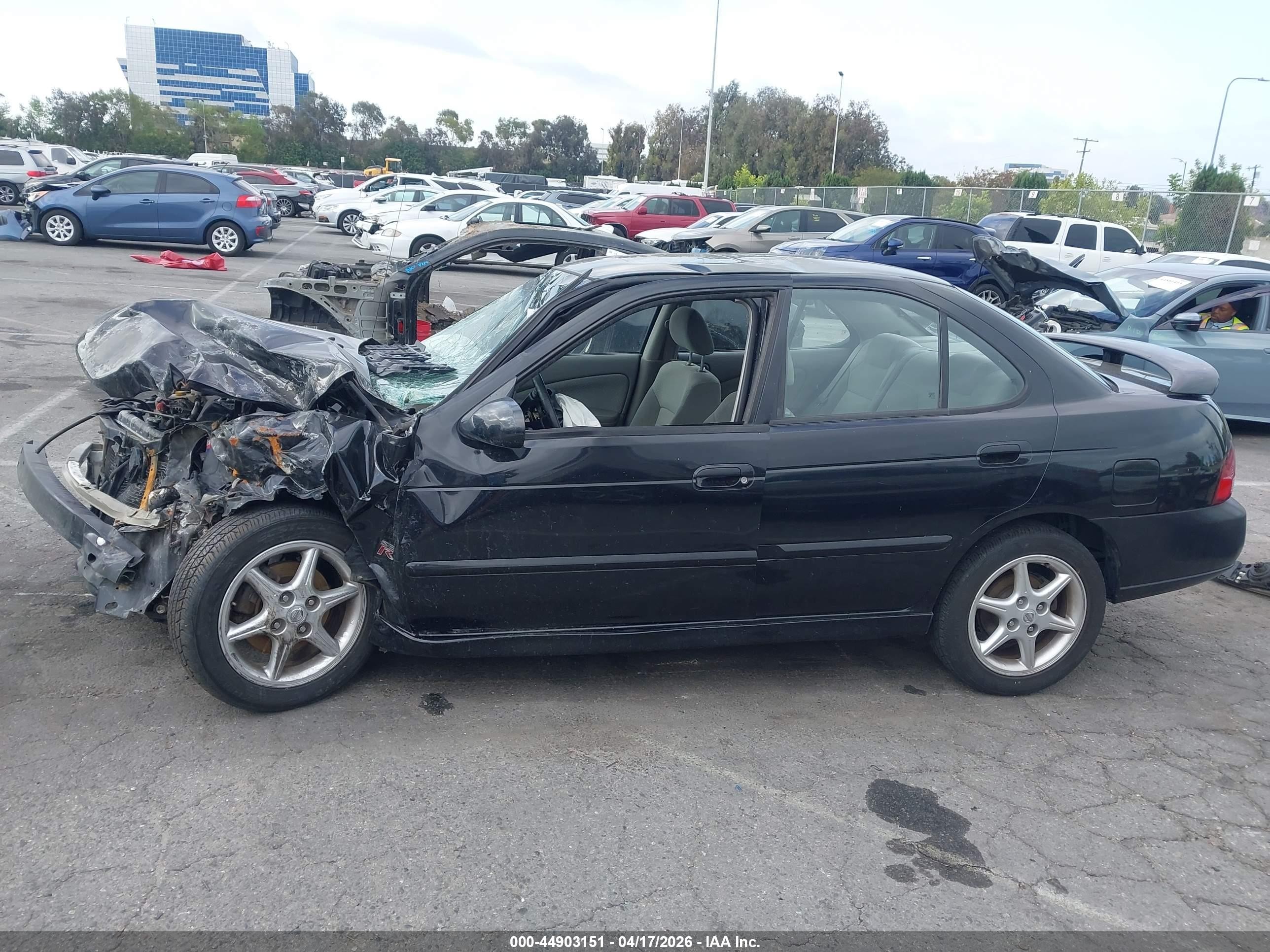 2002 Nissan Sentra Se-r Black vin: 3N1AB51A72L727244
