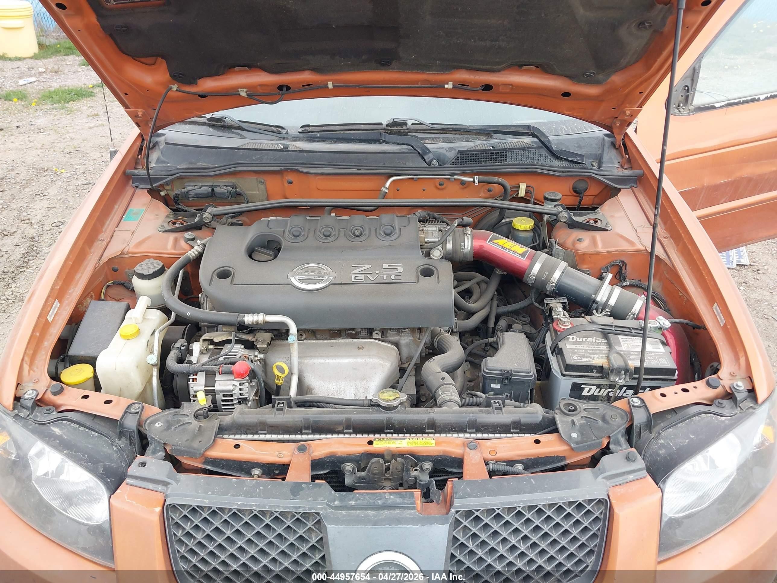 2006 Nissan Sentra Se-r Spec V Orange vin: 3N1AB51A76L511836