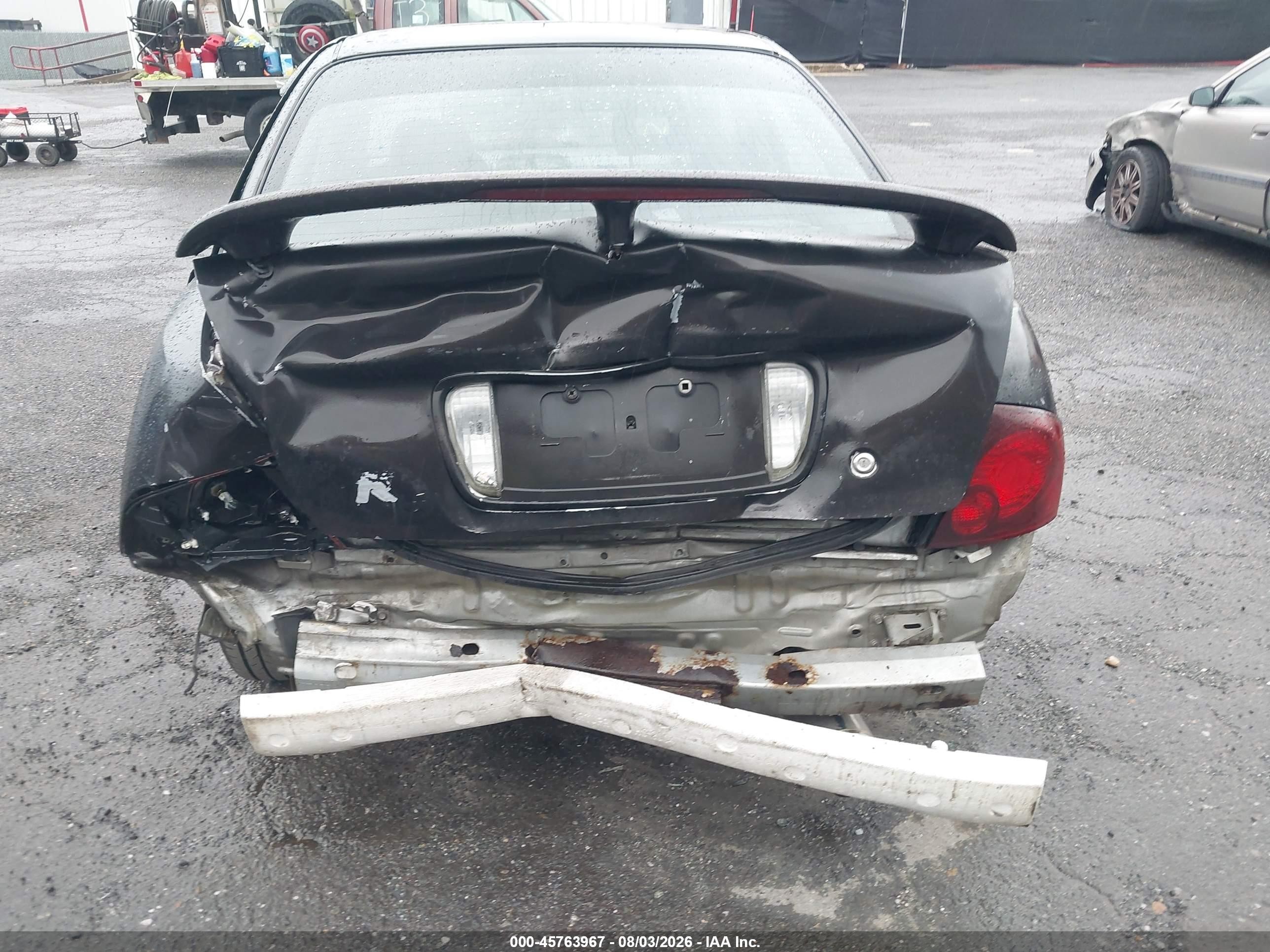 2004 Nissan Sentra Se-r Spec V Black vin: 3N1AB51D14L732713
