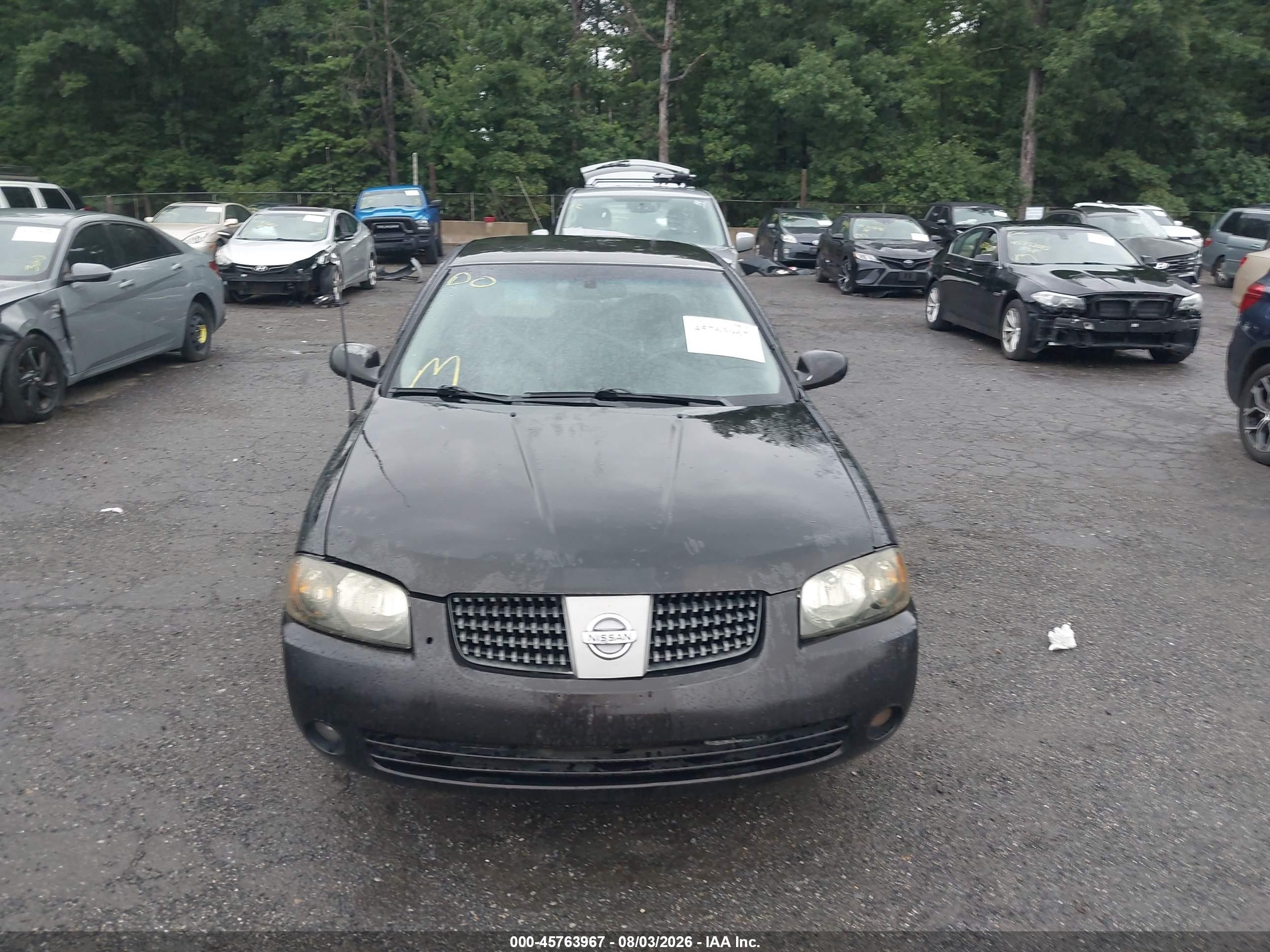 2004 Nissan Sentra Se-r Spec V Black vin: 3N1AB51D14L732713