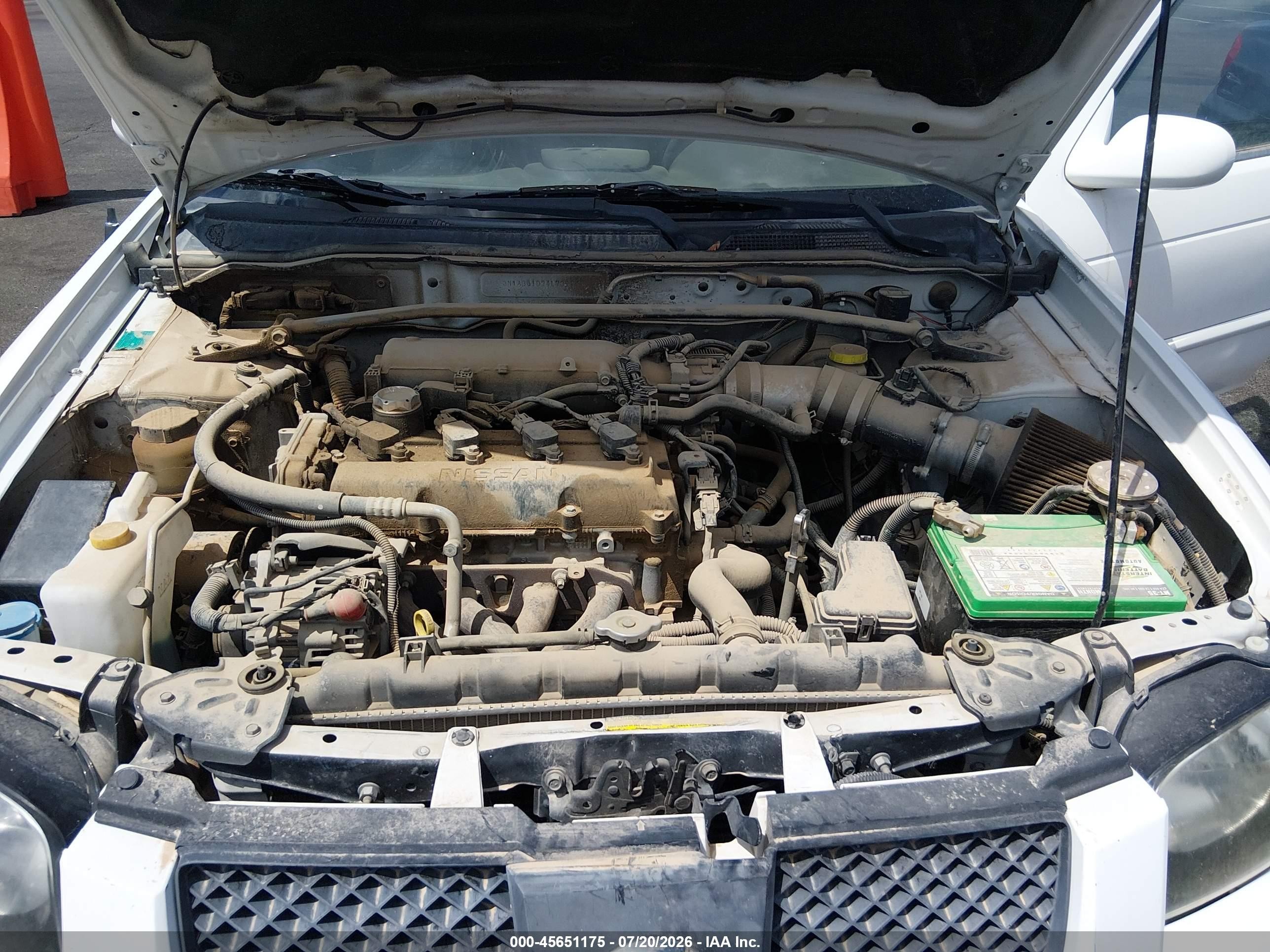 2004 Nissan Sentra Se-r Белый vin: 3N1AB51D24L732977