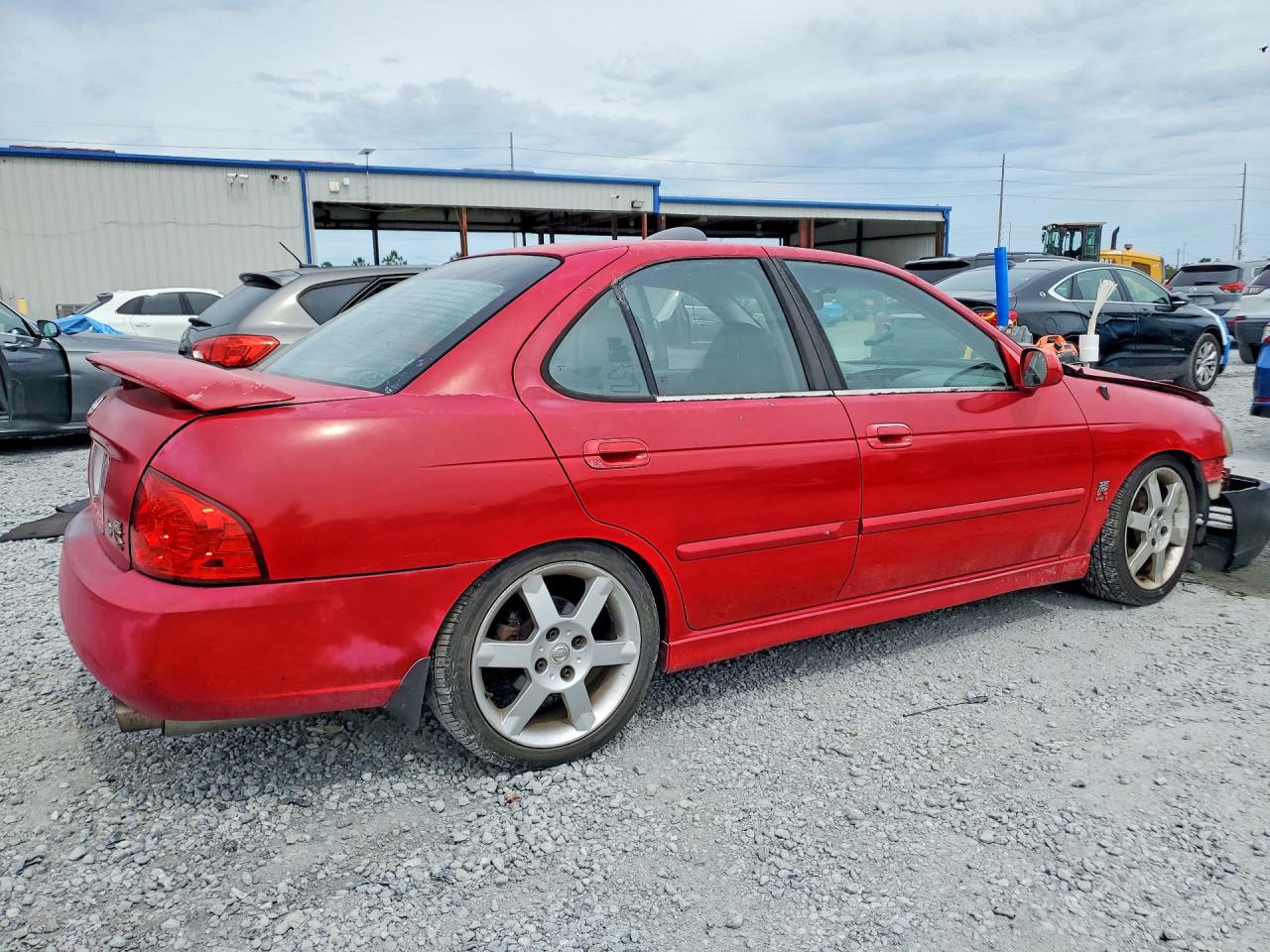 2006 Nissan Sentra Se-r Spec V Красный vin: 3N1AB51D56L546384