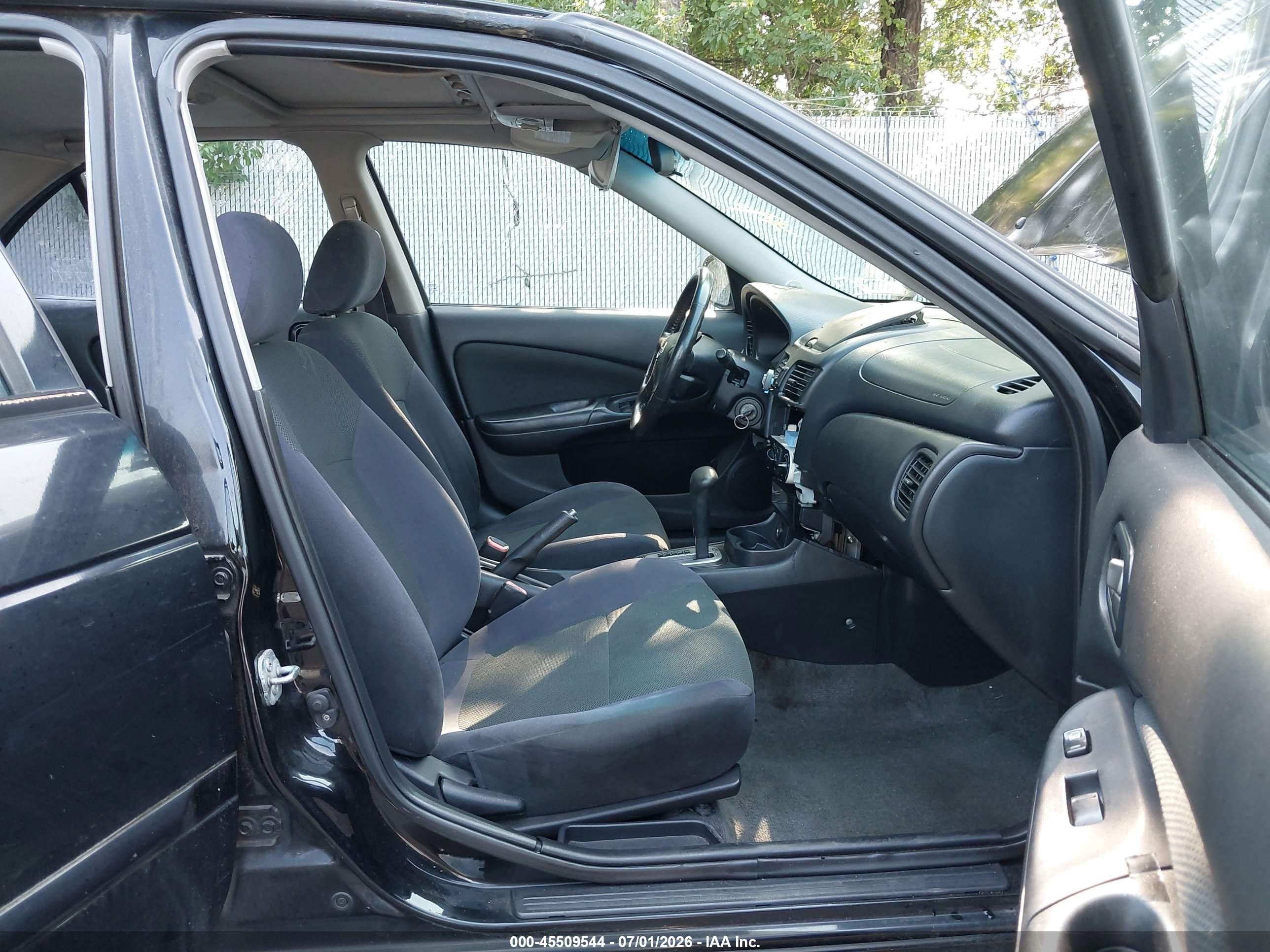 2005 Nissan Sentra Se-r Black vin: 3N1AB51D65L480586