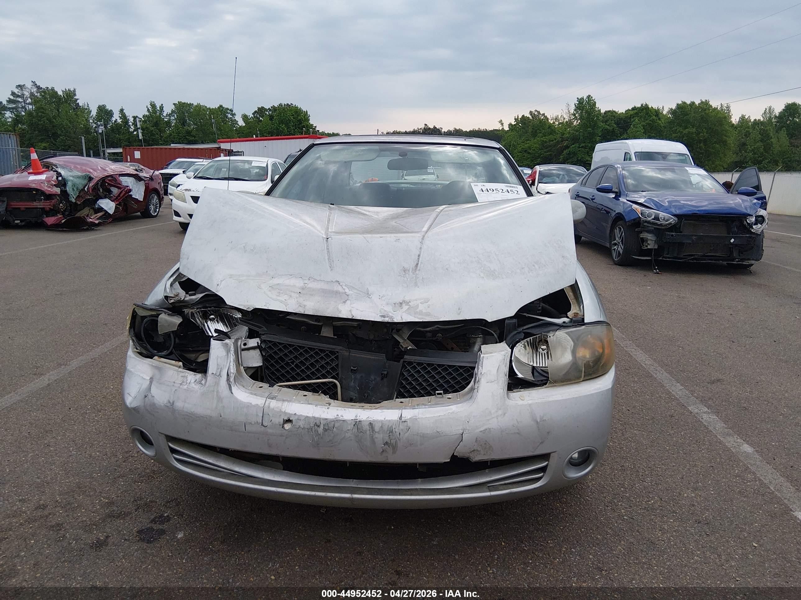 2006 Nissan Sentra Se-r Silver vin: 3N1AB51D76L555913