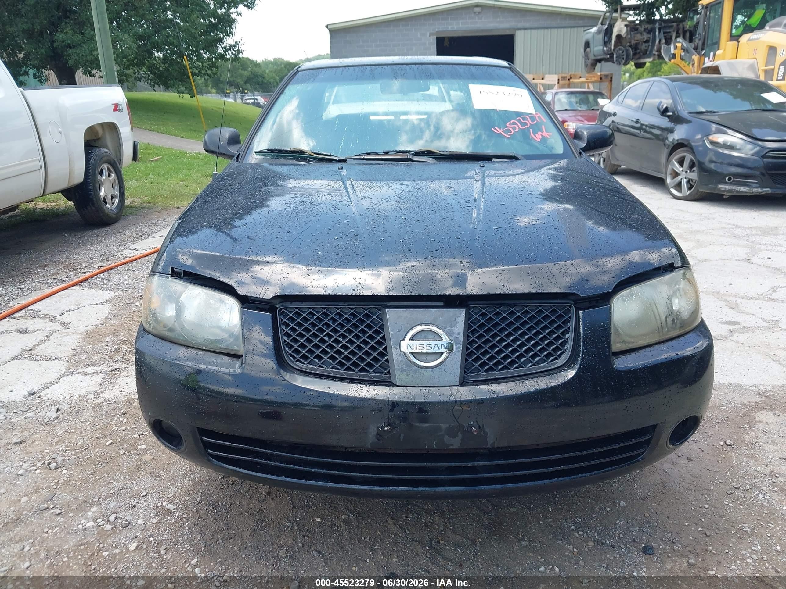 2004 Nissan Sentra Se-r Черный vin: 3N1AB51D94L728599