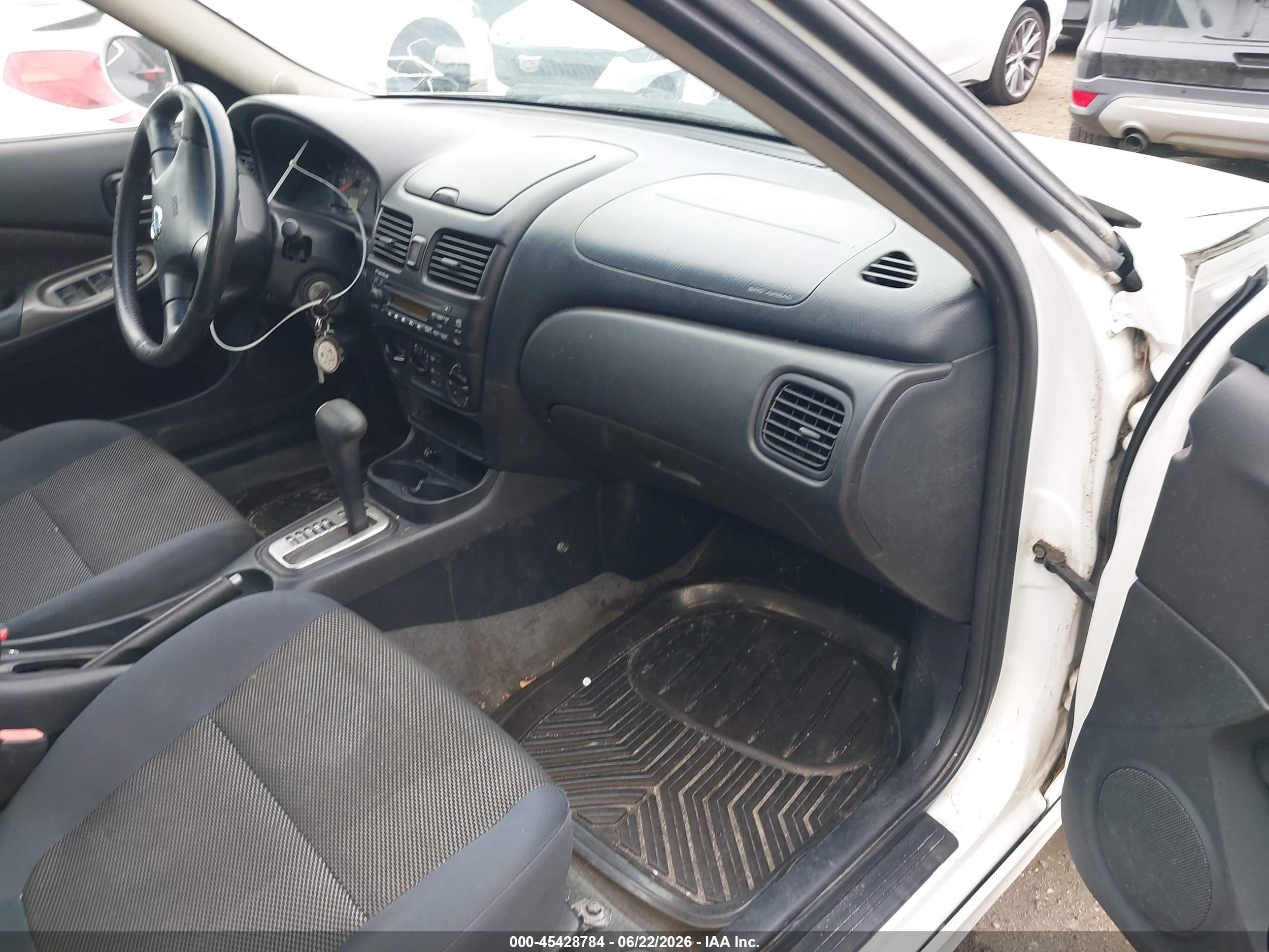 2004 Nissan Sentra Se-r White vin: 3N1AB51DX4L734167
