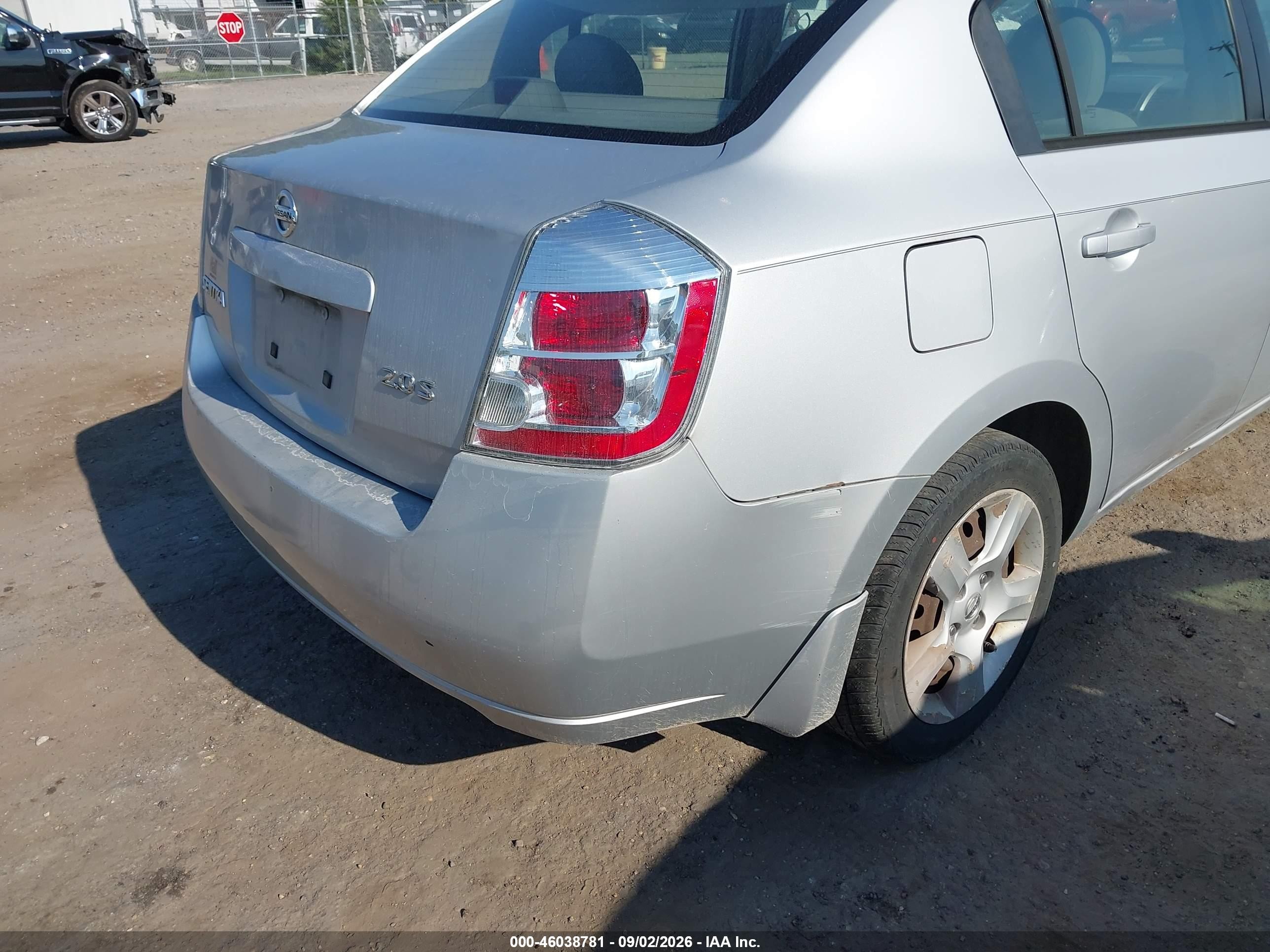 2007 Nissan Sentra 2.0s Silver vin: 3N1AB61E07L633545