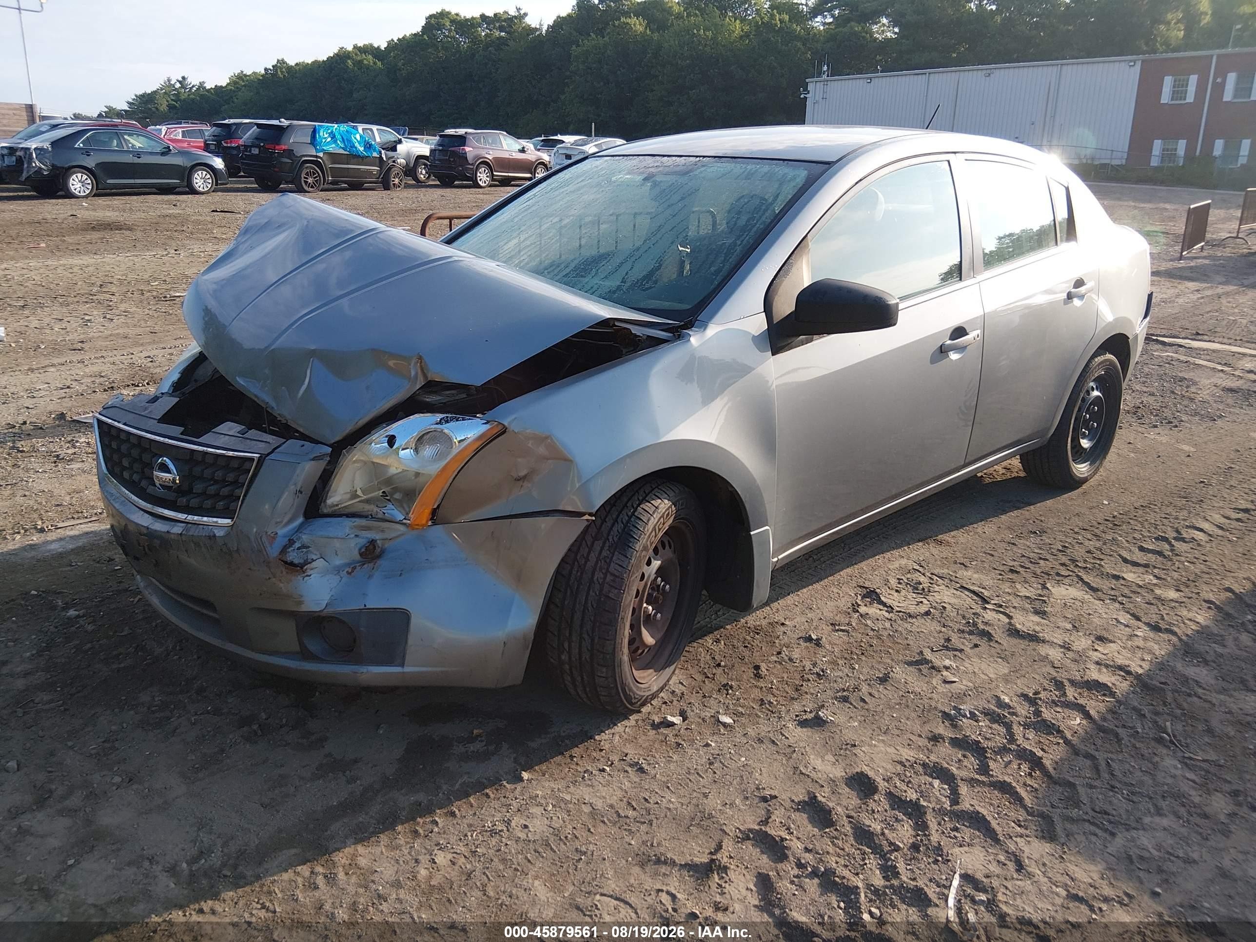 2007 Nissan Sentra 2.0s Silver vin: 3N1AB61E07L637112