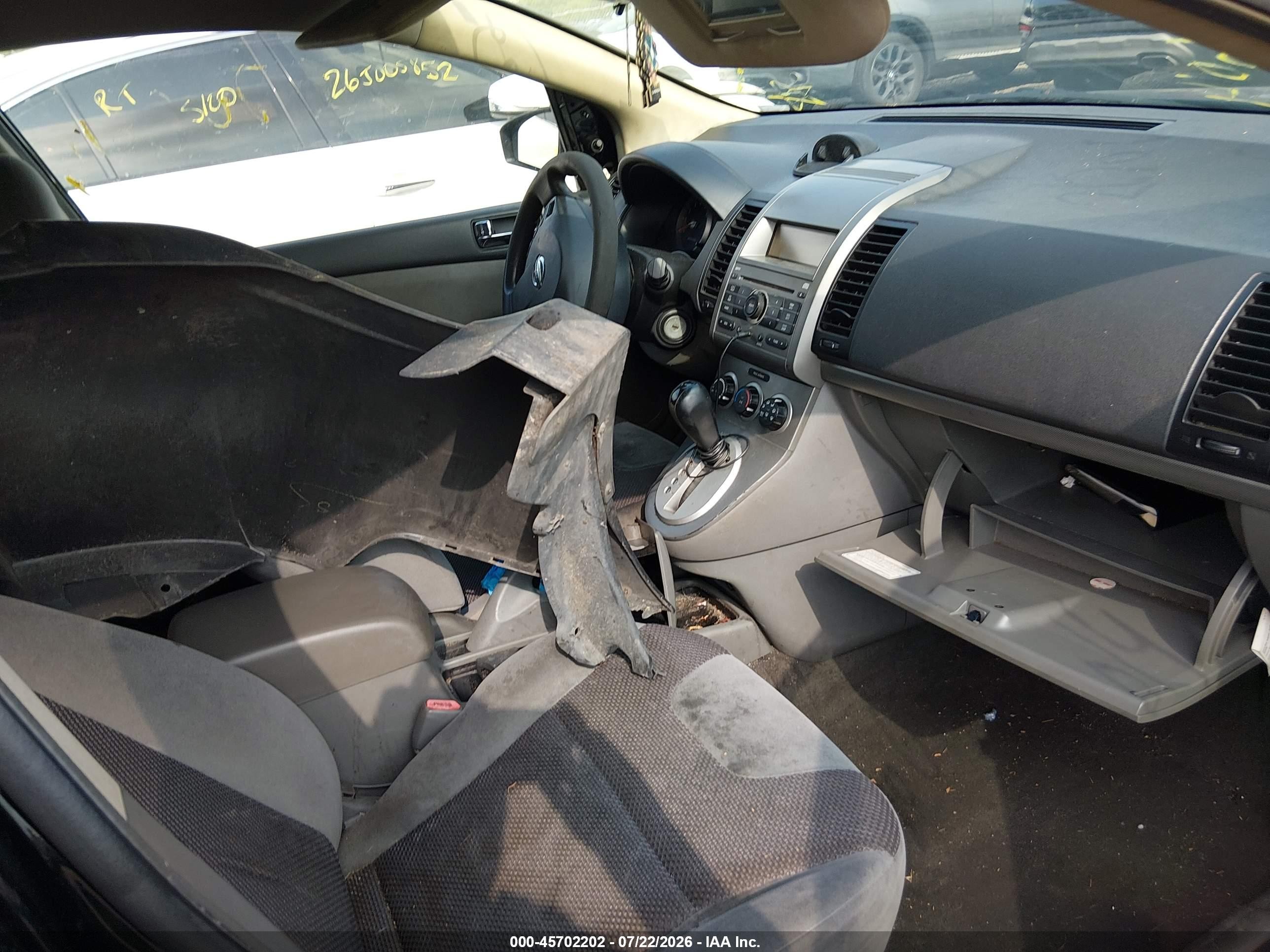 2007 Nissan Sentra 2.0s Black vin: 3N1AB61E07L644352