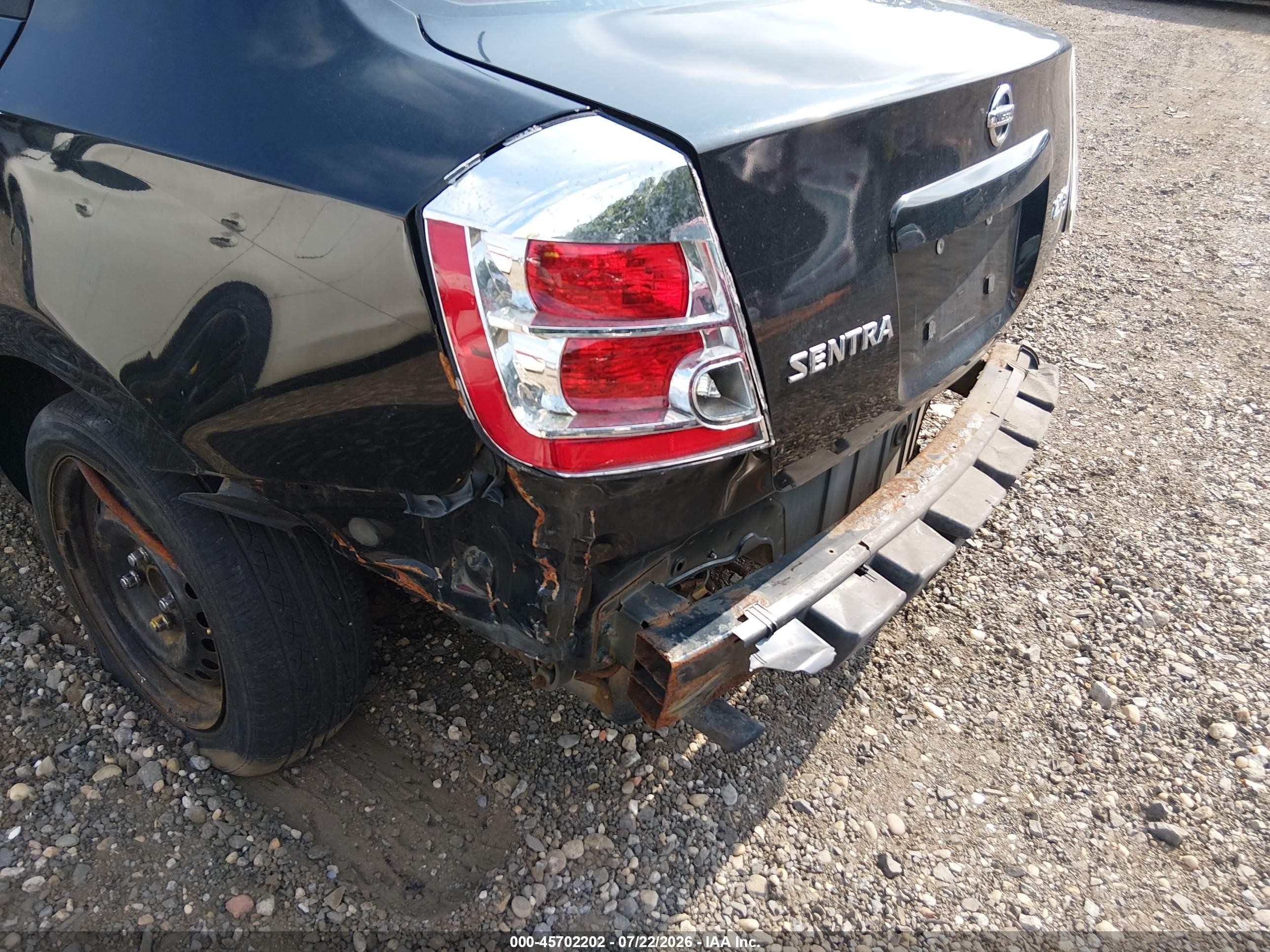 2007 Nissan Sentra 2.0s Black vin: 3N1AB61E07L644352