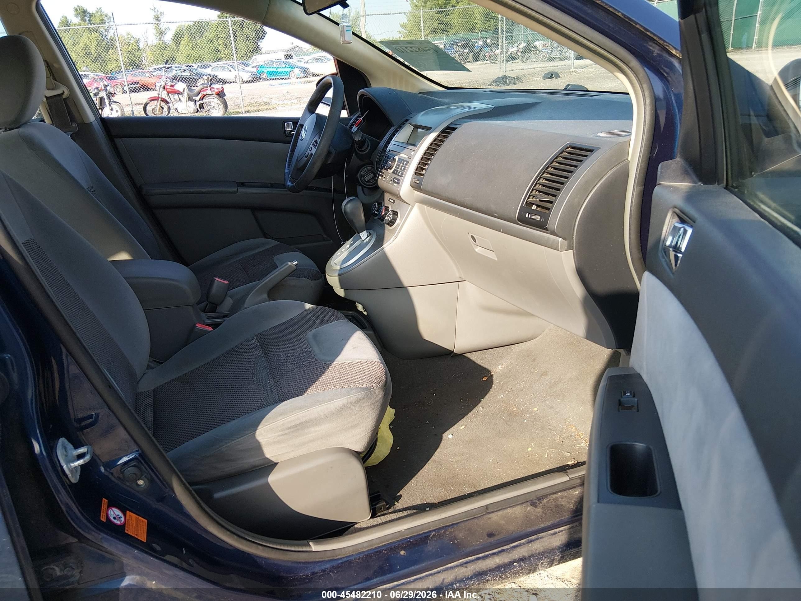 2007 Nissan Sentra 2.0s Blue vin: 3N1AB61E07L653620