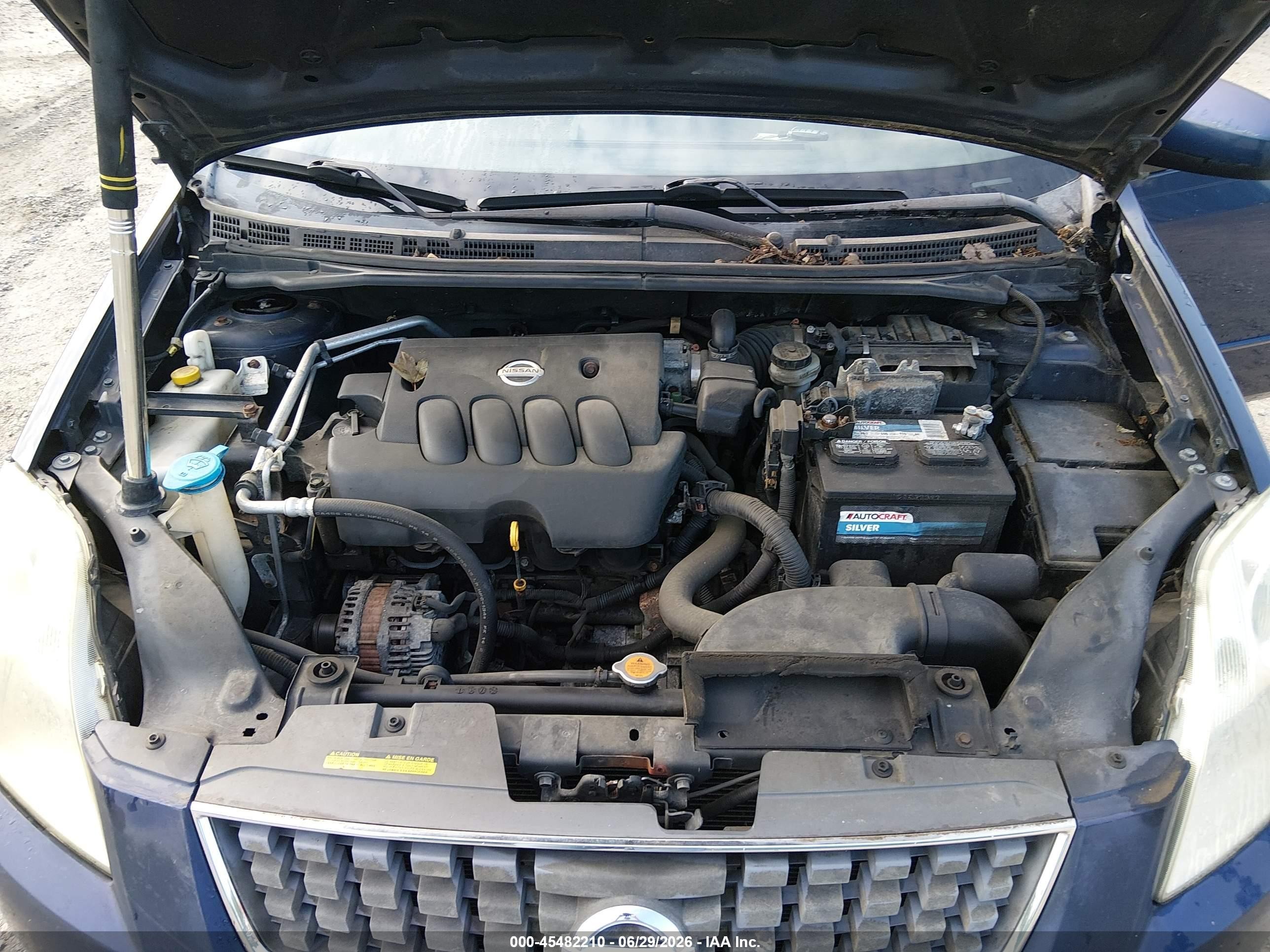 2007 Nissan Sentra 2.0s Blue vin: 3N1AB61E07L653620