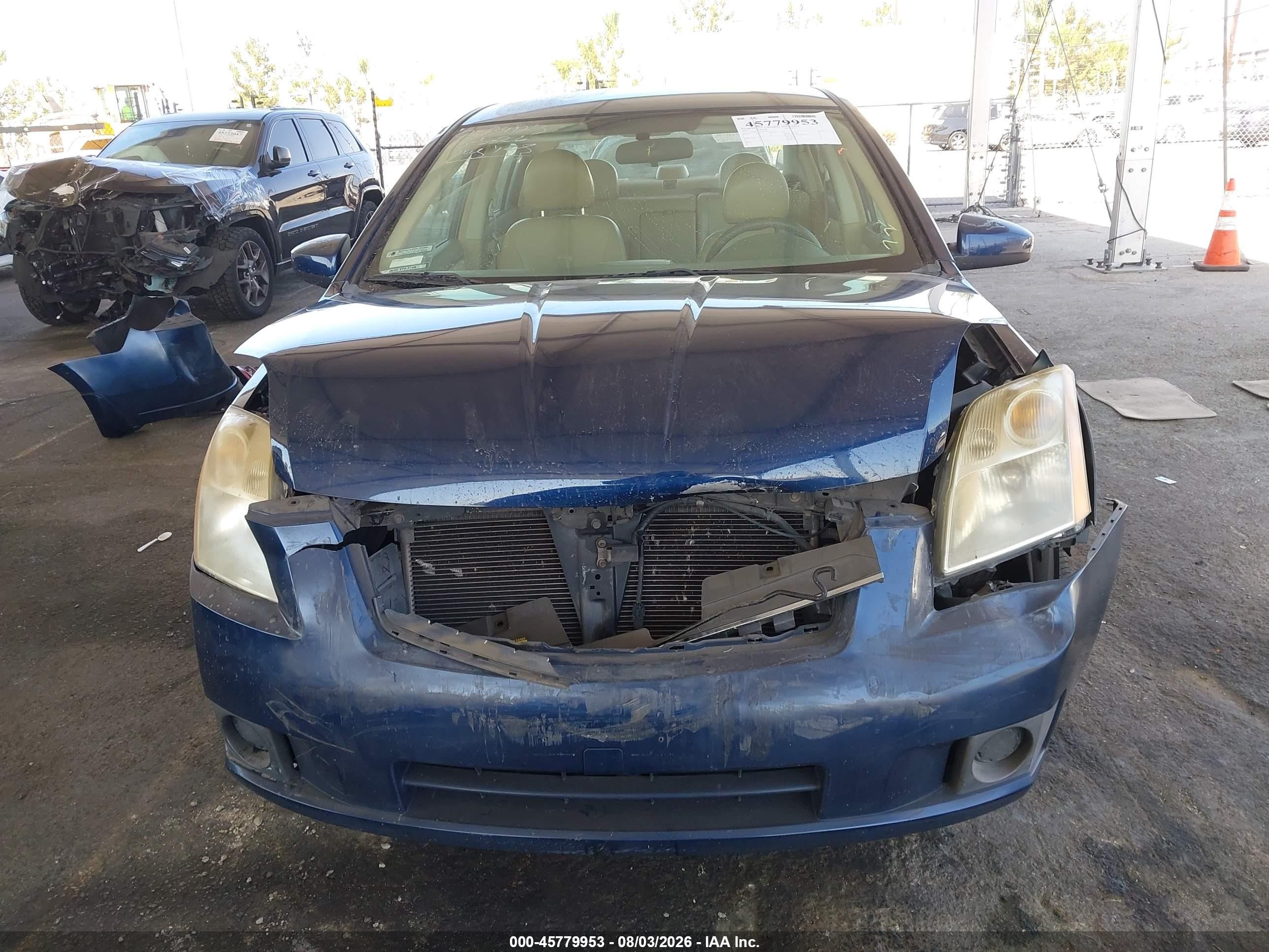 2007 Nissan Sentra 2.0sl Blue vin: 3N1AB61E07L661989