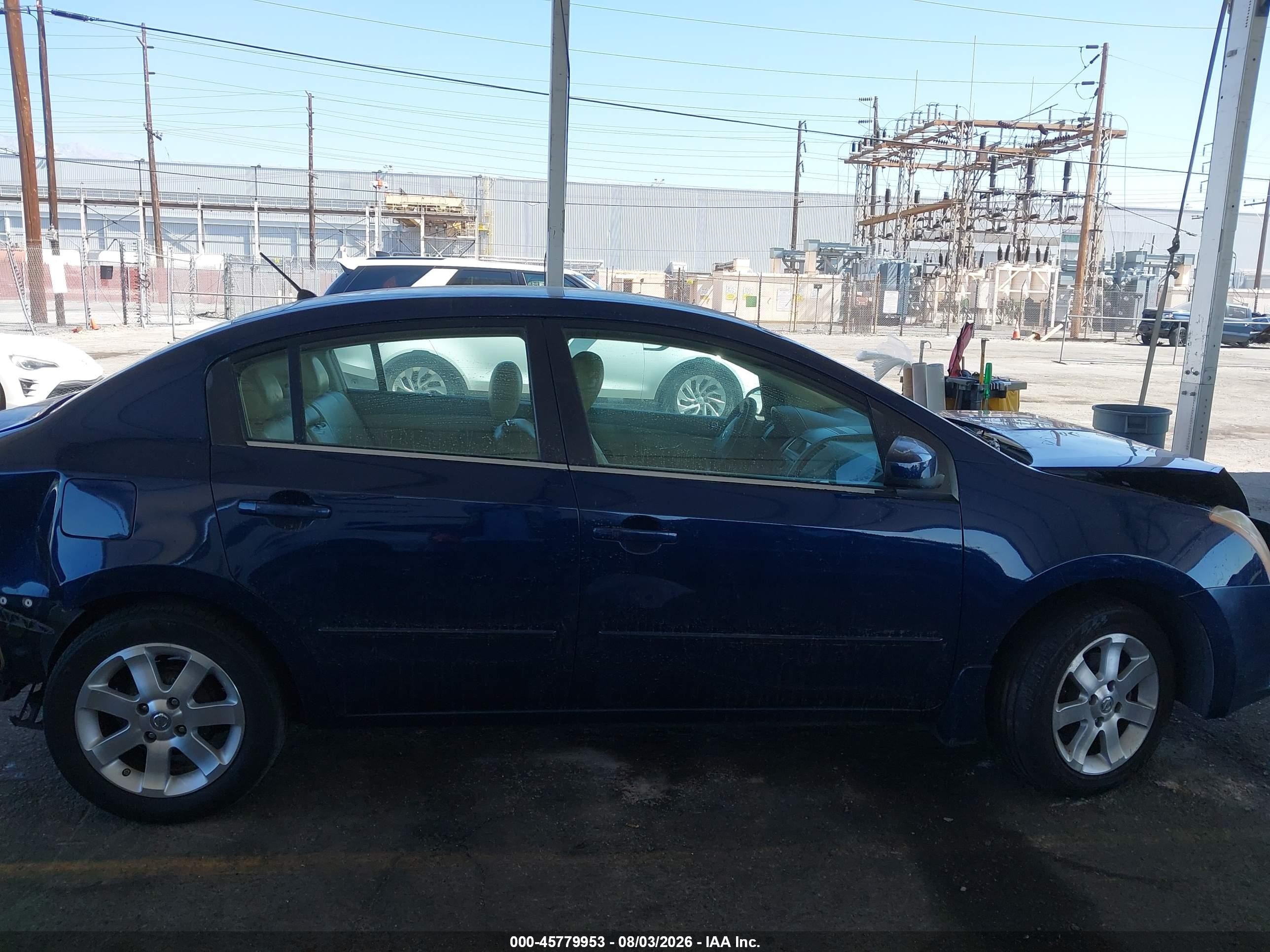 2007 Nissan Sentra 2.0sl Blue vin: 3N1AB61E07L661989