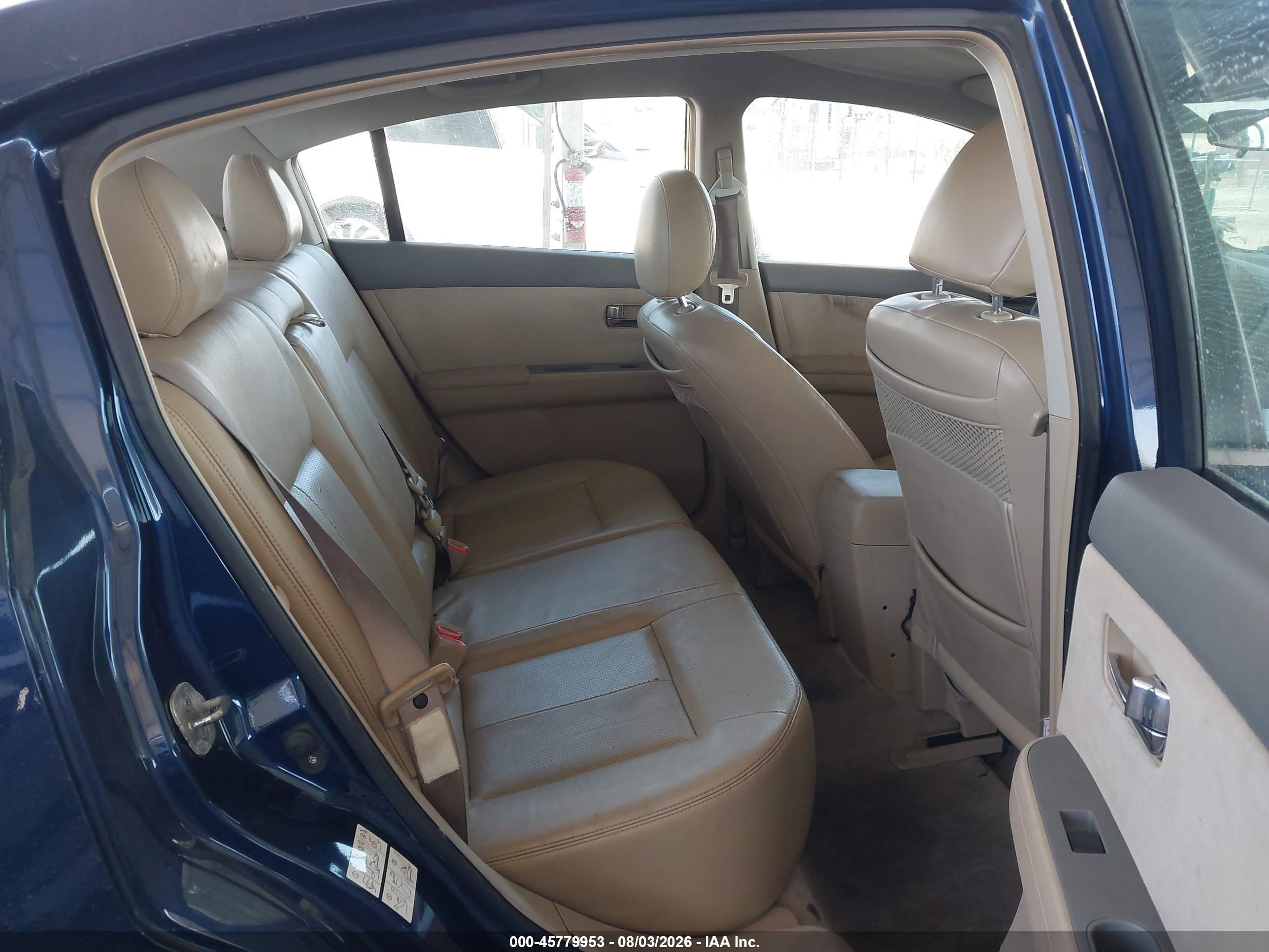 2007 Nissan Sentra 2.0sl Blue vin: 3N1AB61E07L661989