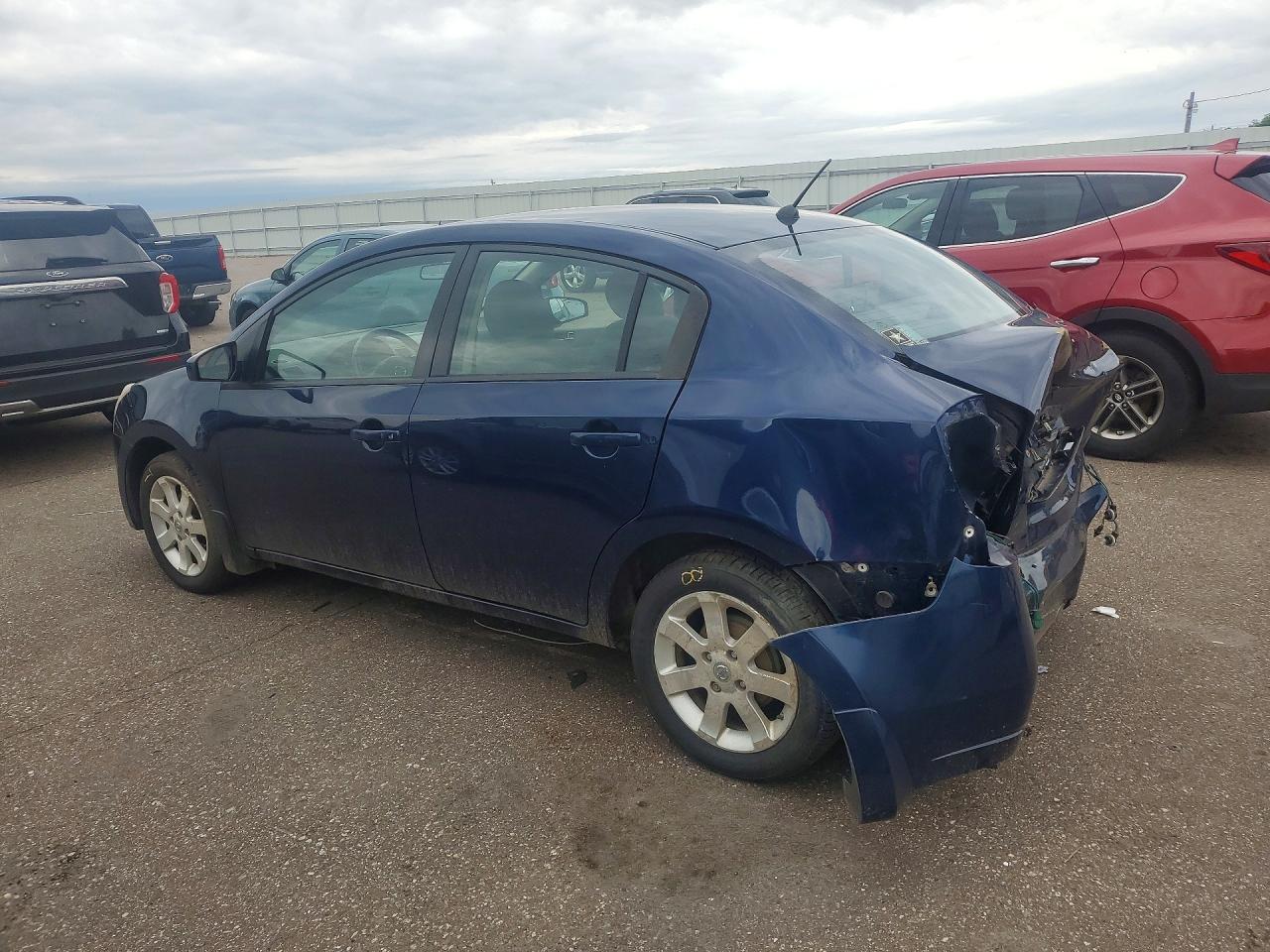 2007 Nissan Sentra Blue vin: 3N1AB61E07L669395