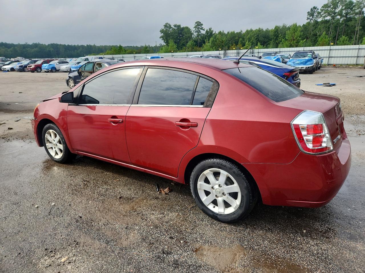 2007 Nissan Sentra 2.0/2.0s/2.0sl Burgundy vin: 3N1AB61E07L672300