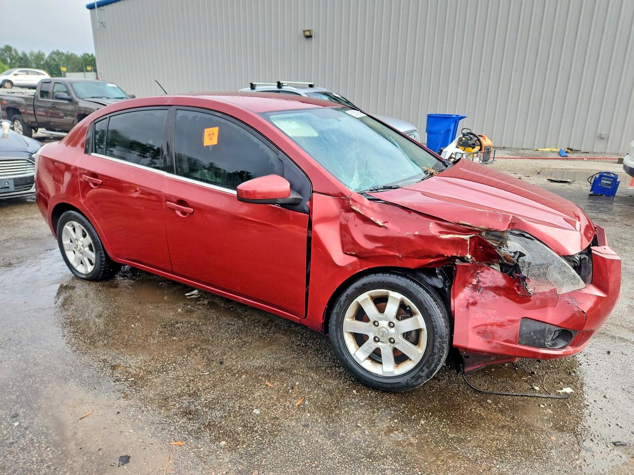 2007 Nissan Sentra 2.0/2.0s/2.0sl Burgundy vin: 3N1AB61E07L672300