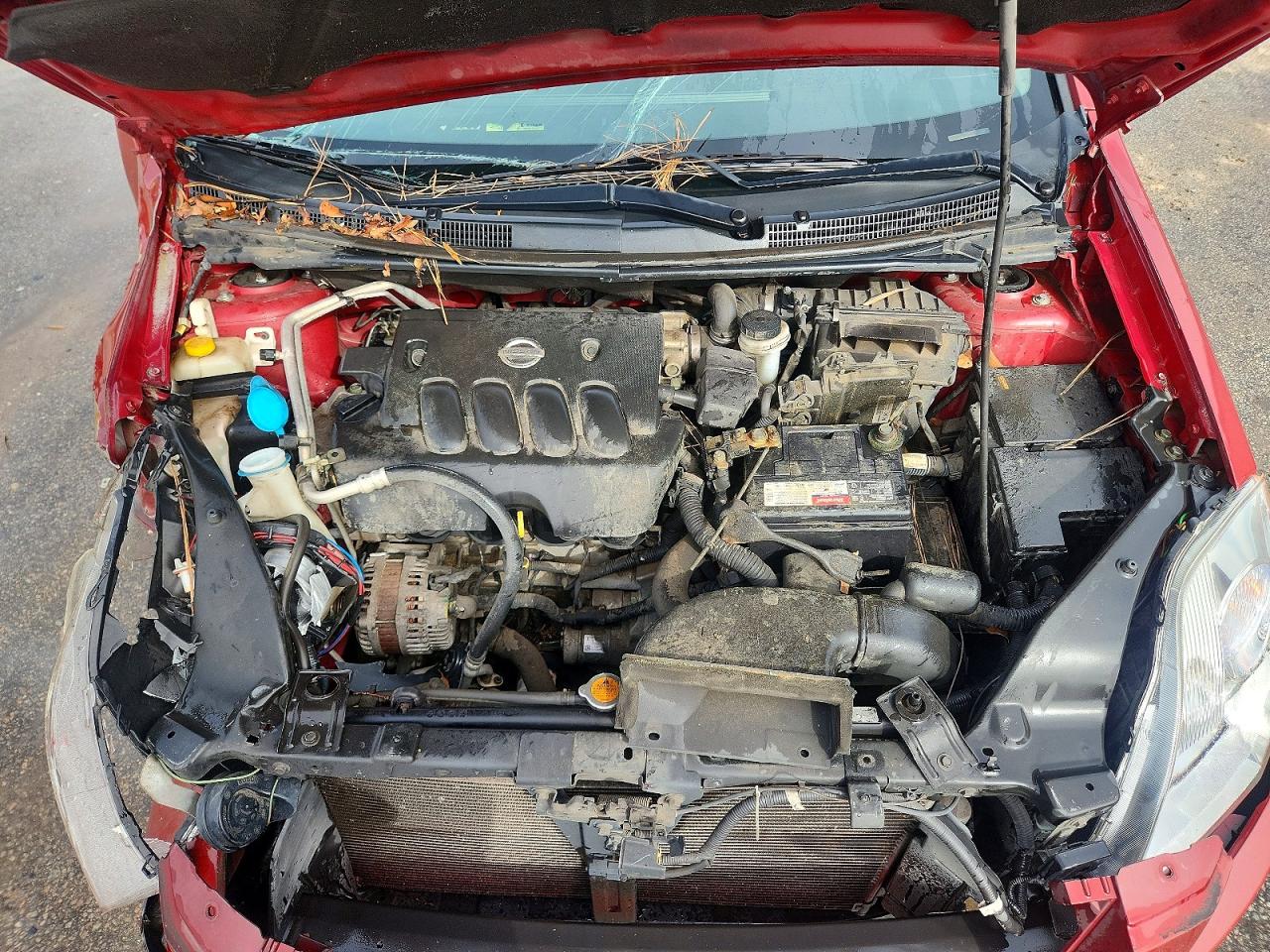 2007 Nissan Sentra 2.0/2.0s/2.0sl Burgundy vin: 3N1AB61E07L672300