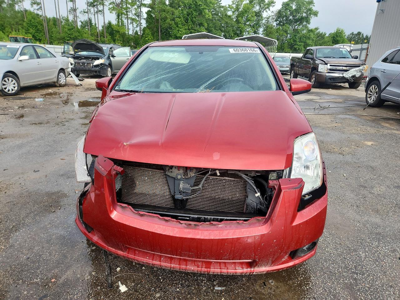2007 Nissan Sentra 2.0/2.0s/2.0sl Burgundy vin: 3N1AB61E07L672300