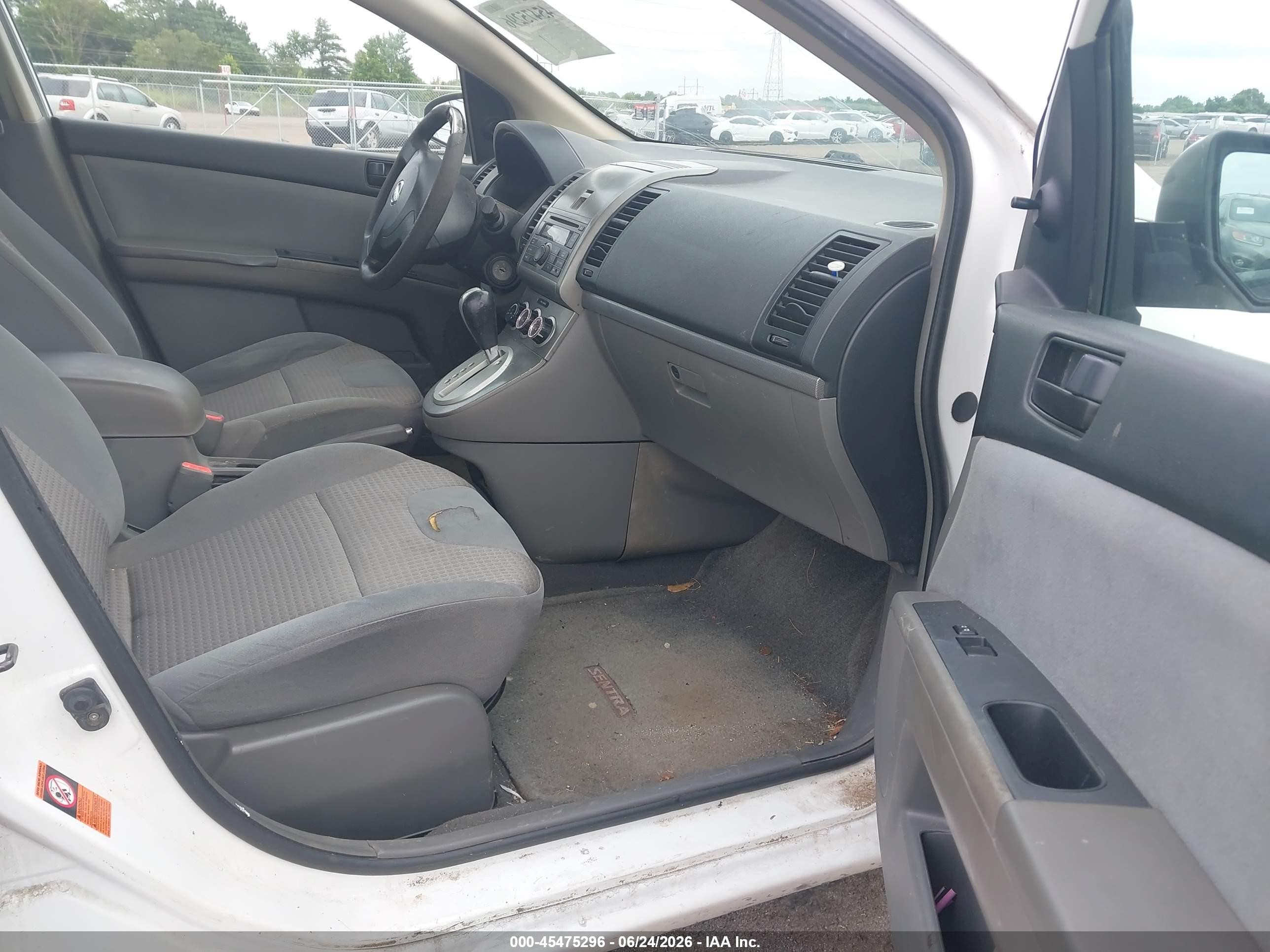 2007 Nissan Sentra 2.0 White vin: 3N1AB61E07L702346
