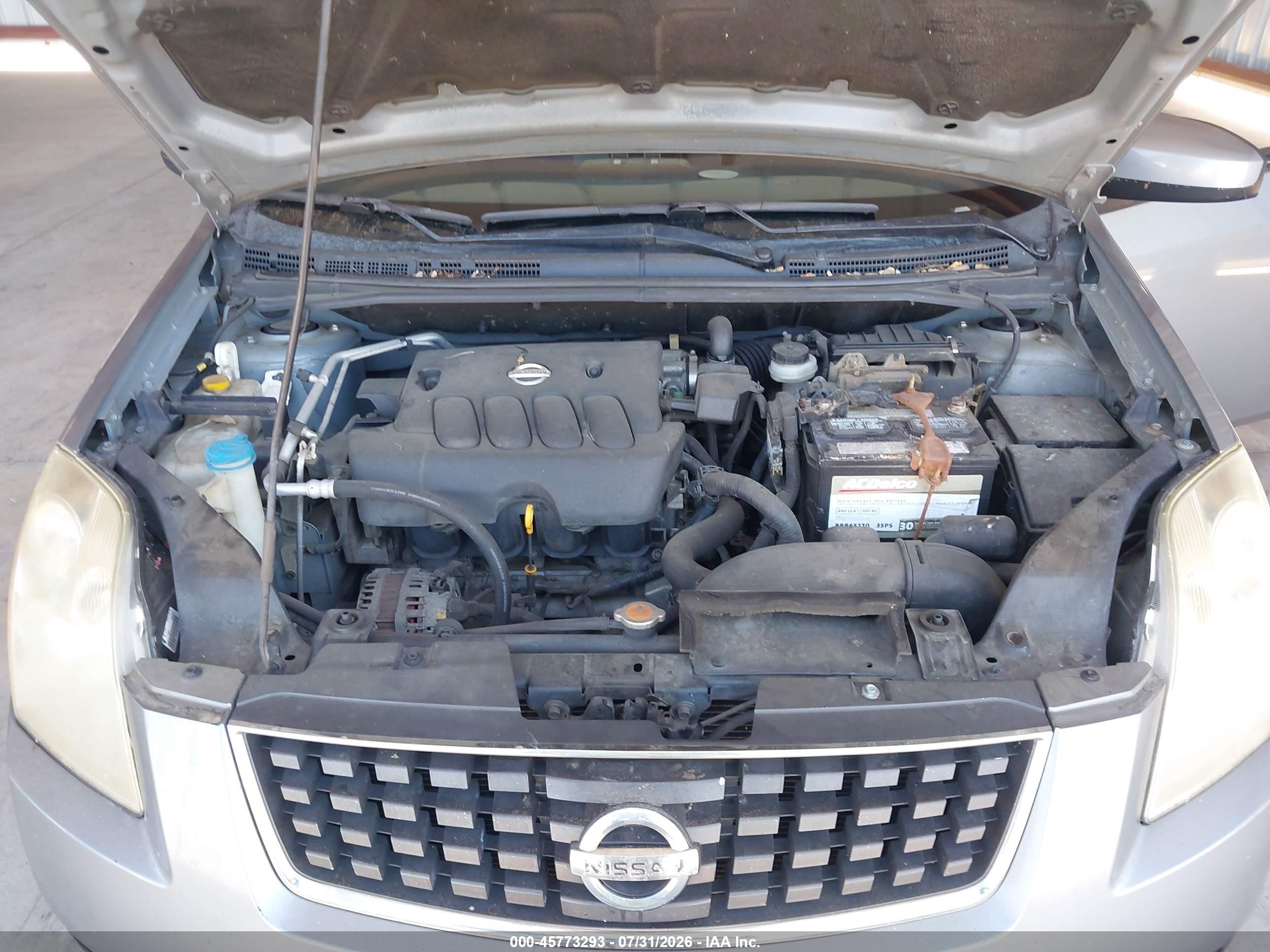 2007 Nissan Sentra 2.0 Серый vin: 3N1AB61E07L708065