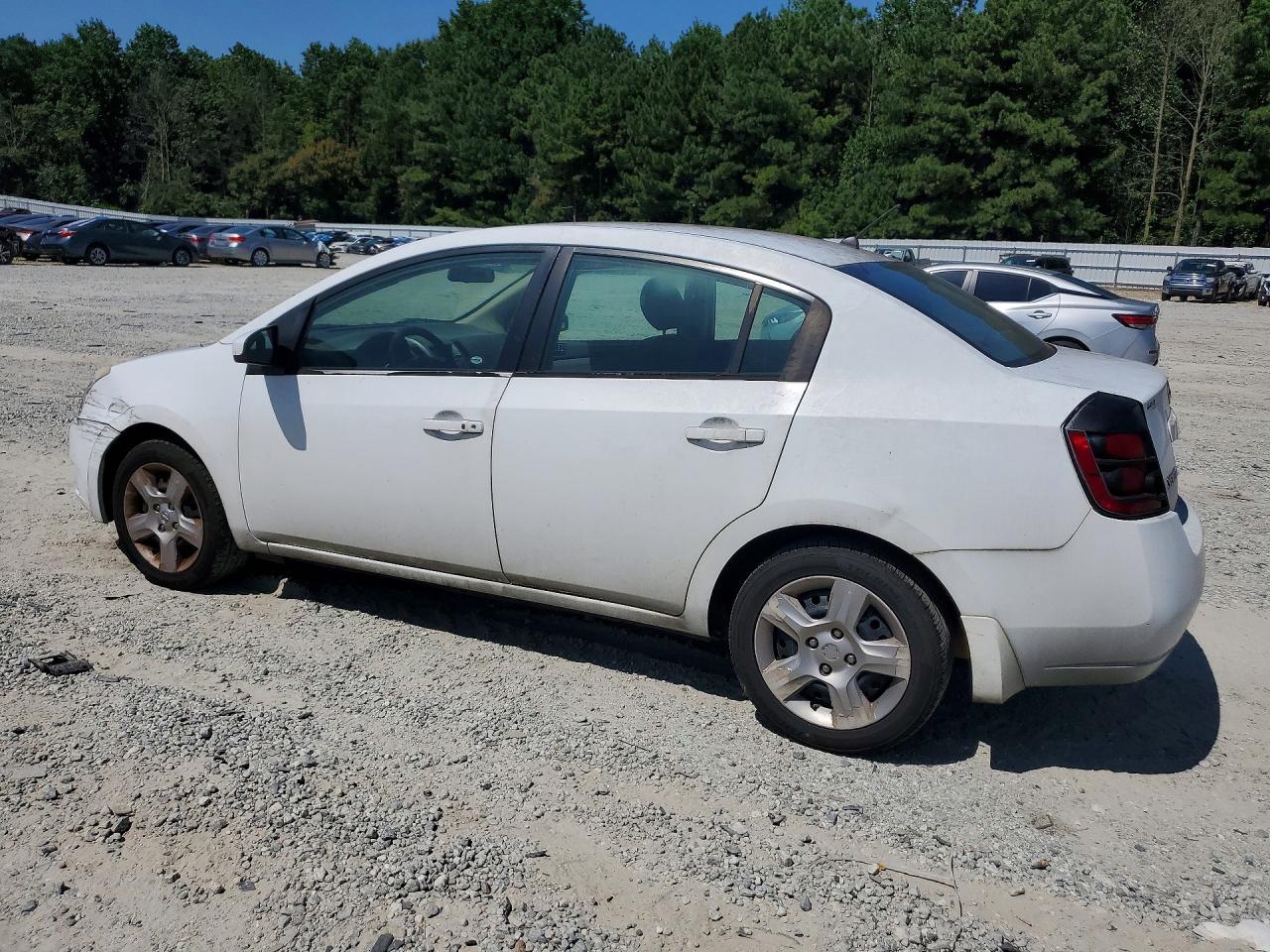 2008 Nissan Sentra White vin: 3N1AB61E08L615810