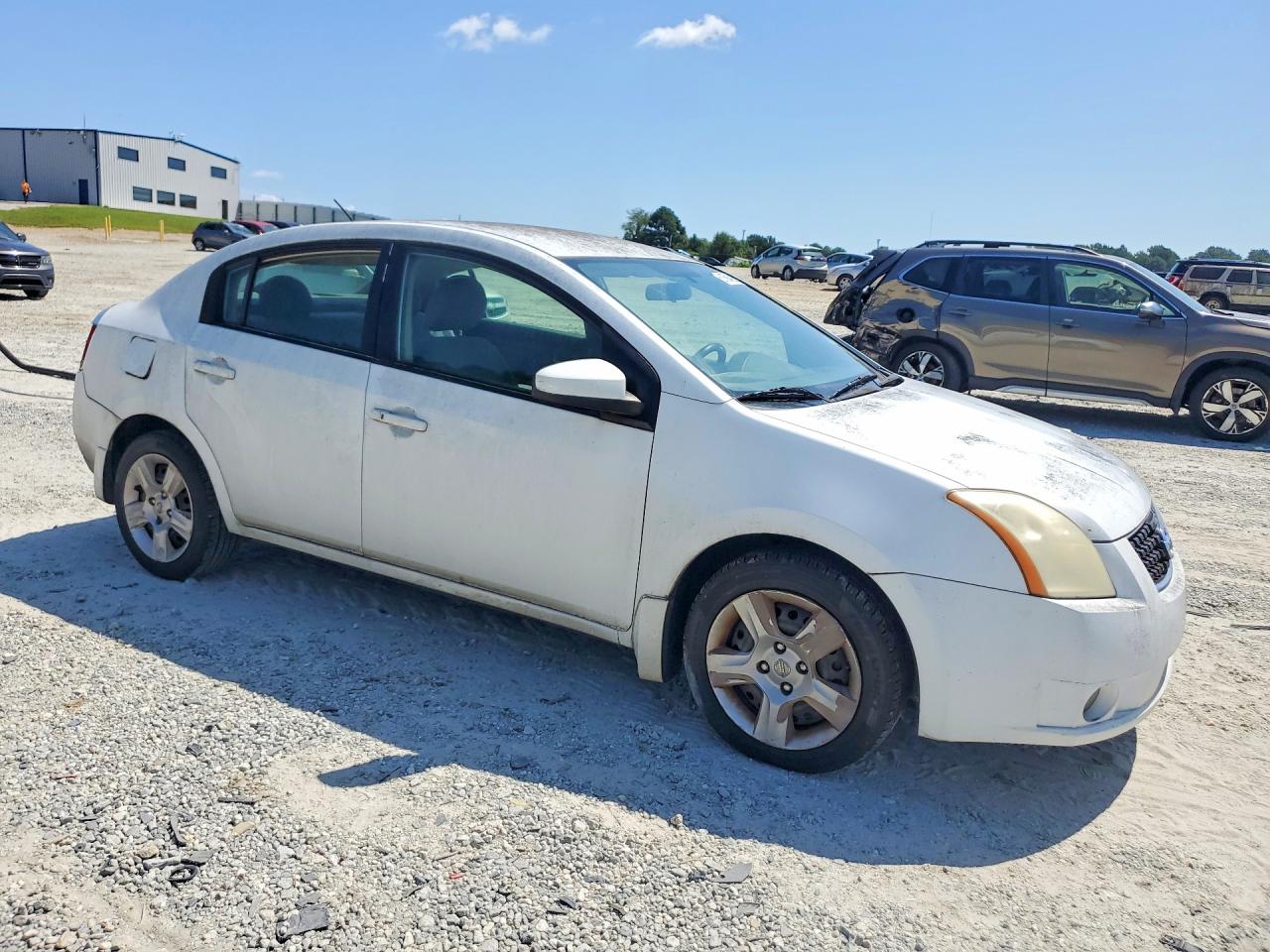 2008 Nissan Sentra White vin: 3N1AB61E08L615810