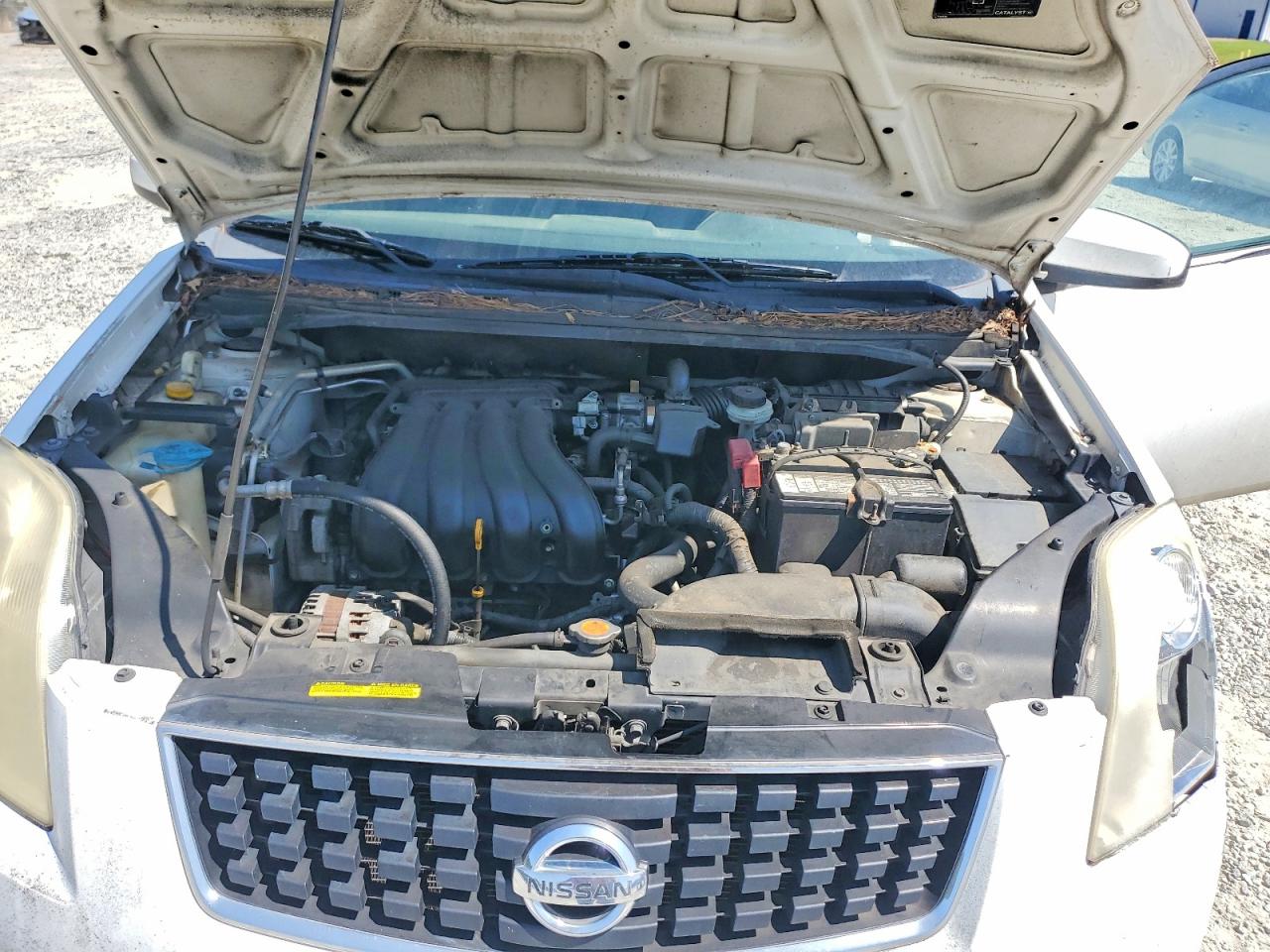 2008 Nissan Sentra White vin: 3N1AB61E08L615810