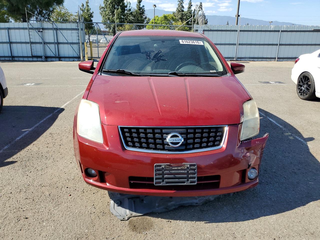 2008 Nissan Sentra 2.0 Бордовый vin: 3N1AB61E08L627777