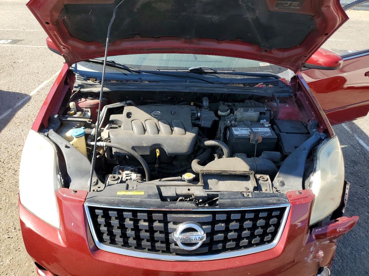 2008 Nissan Sentra 2.0 Бордовый vin: 3N1AB61E08L627777