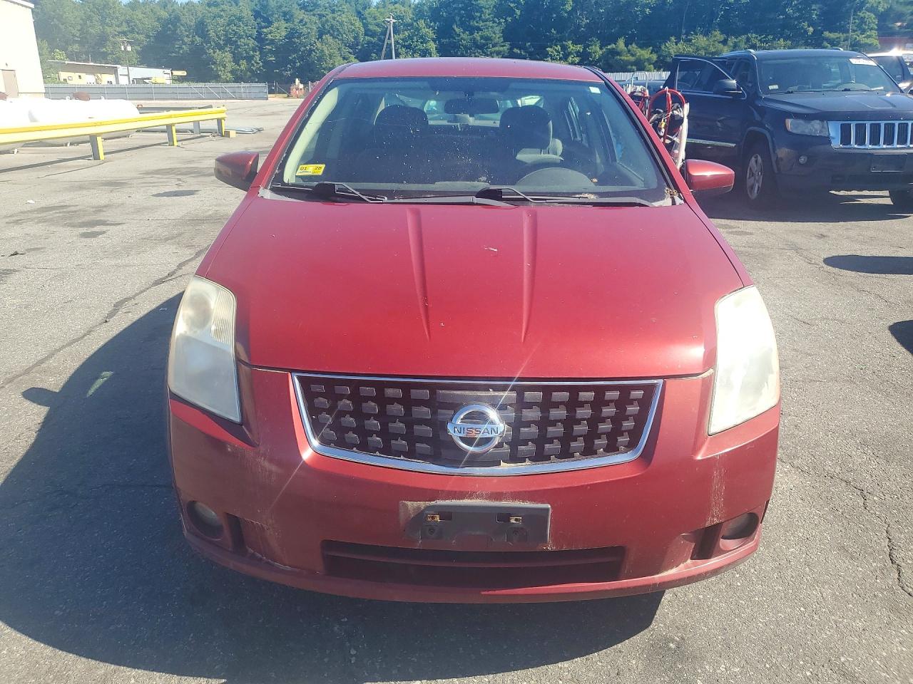 2008 Nissan Sentra Red vin: 3N1AB61E08L658933