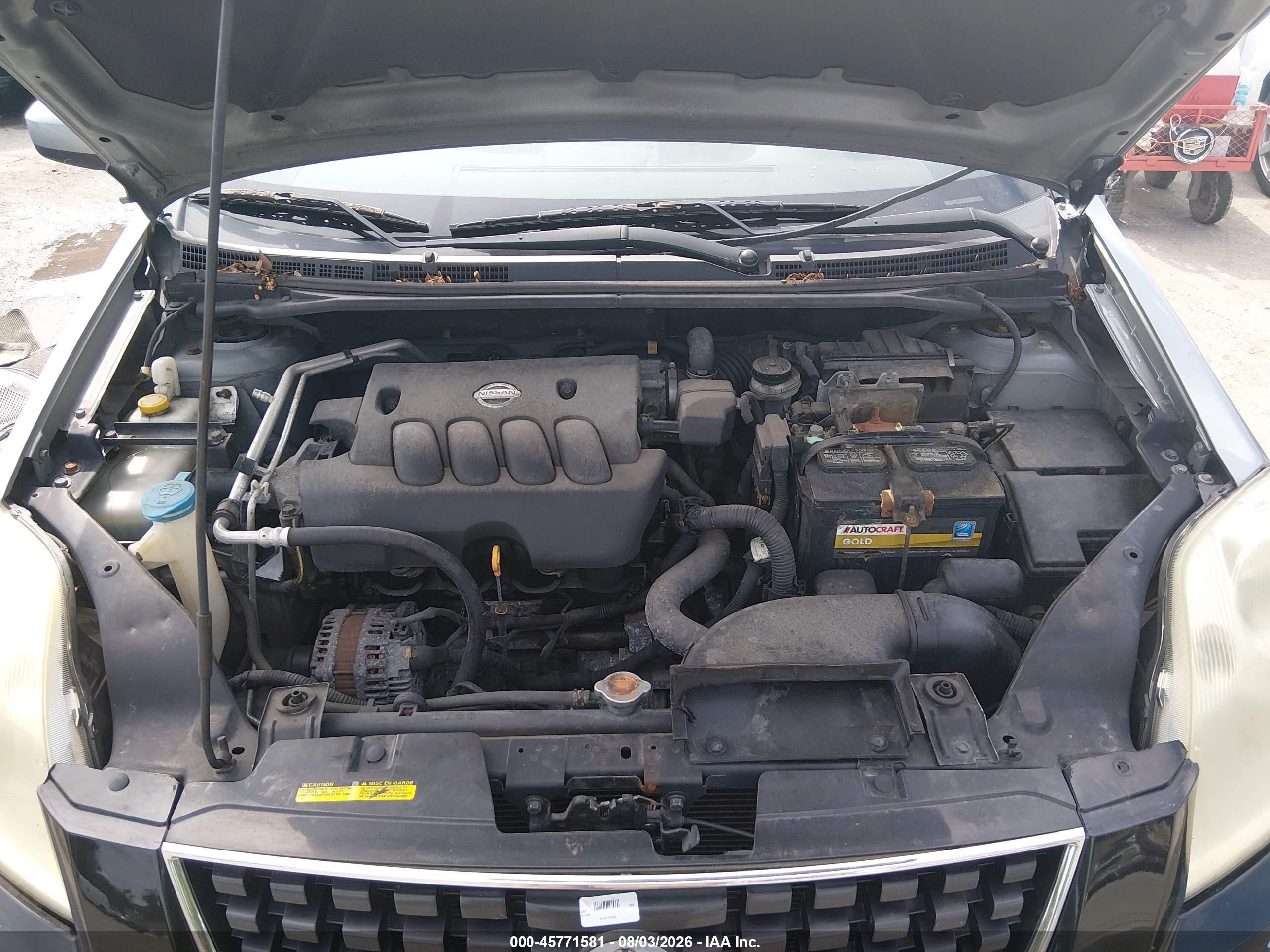 2008 Nissan Sentra 2.0 Серый vin: 3N1AB61E08L736126
