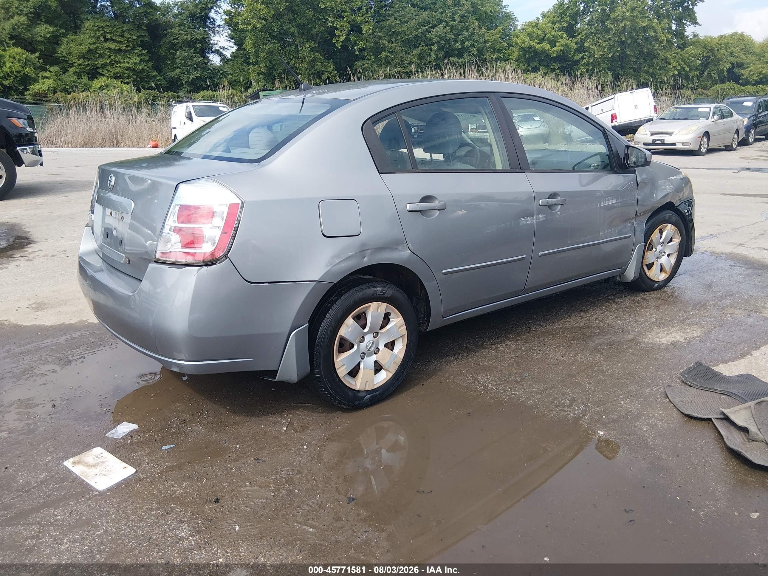 2008 Nissan Sentra 2.0 Серый vin: 3N1AB61E08L736126